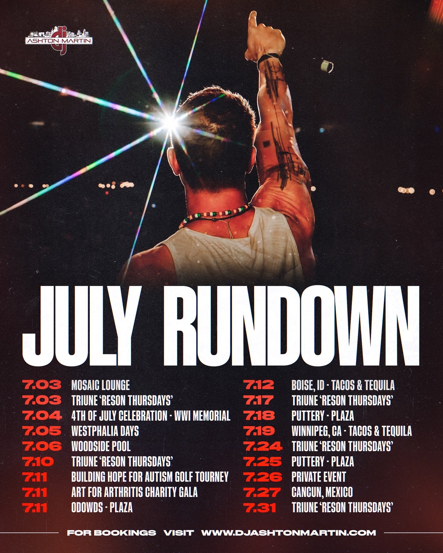JULY IS ON FIRE🔥 See you all on the dance floor🎧🕺🏽