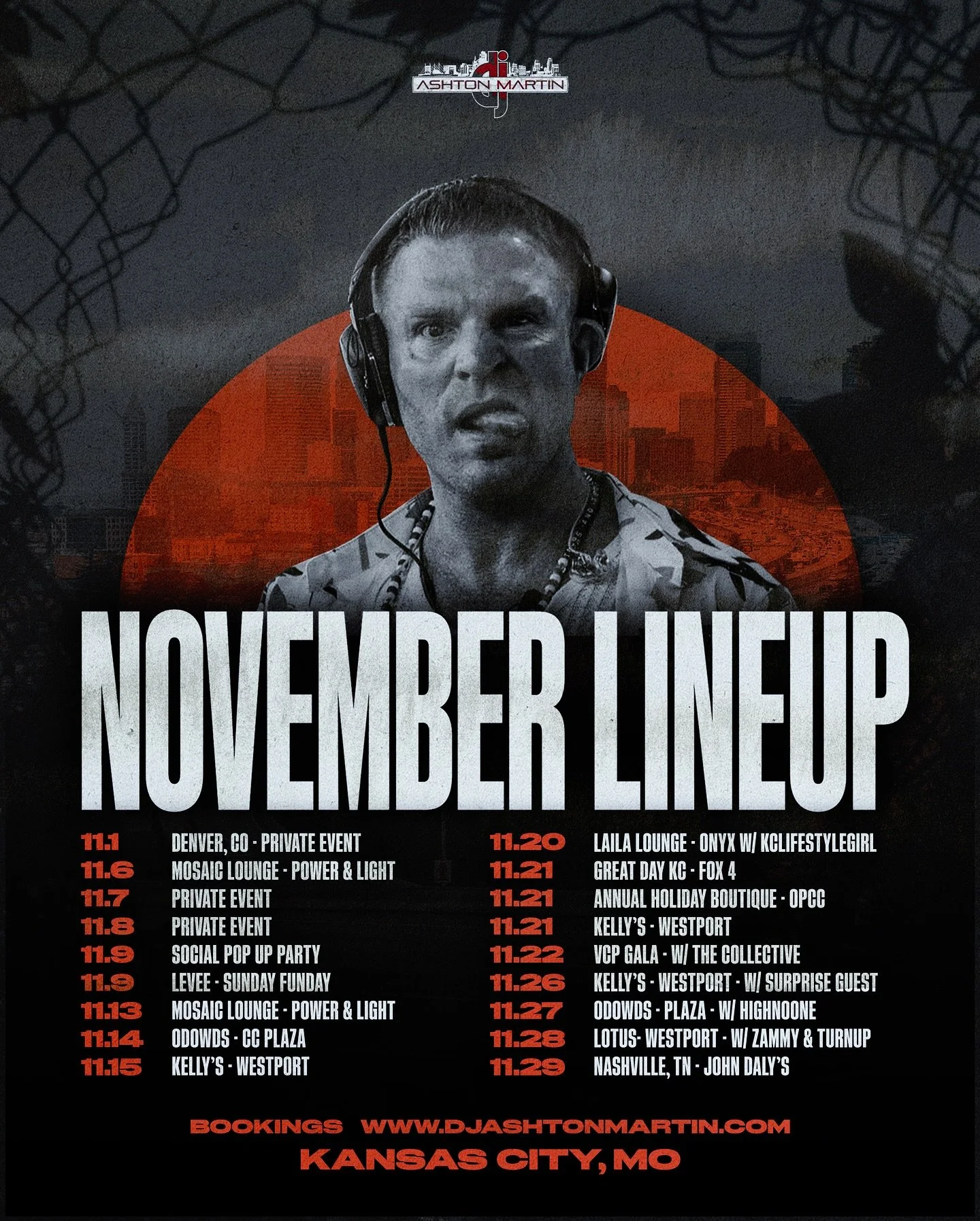 November schedule just dropped🔥 ON TO THE NEXT!!

See you all on the dance floor🕺🏽