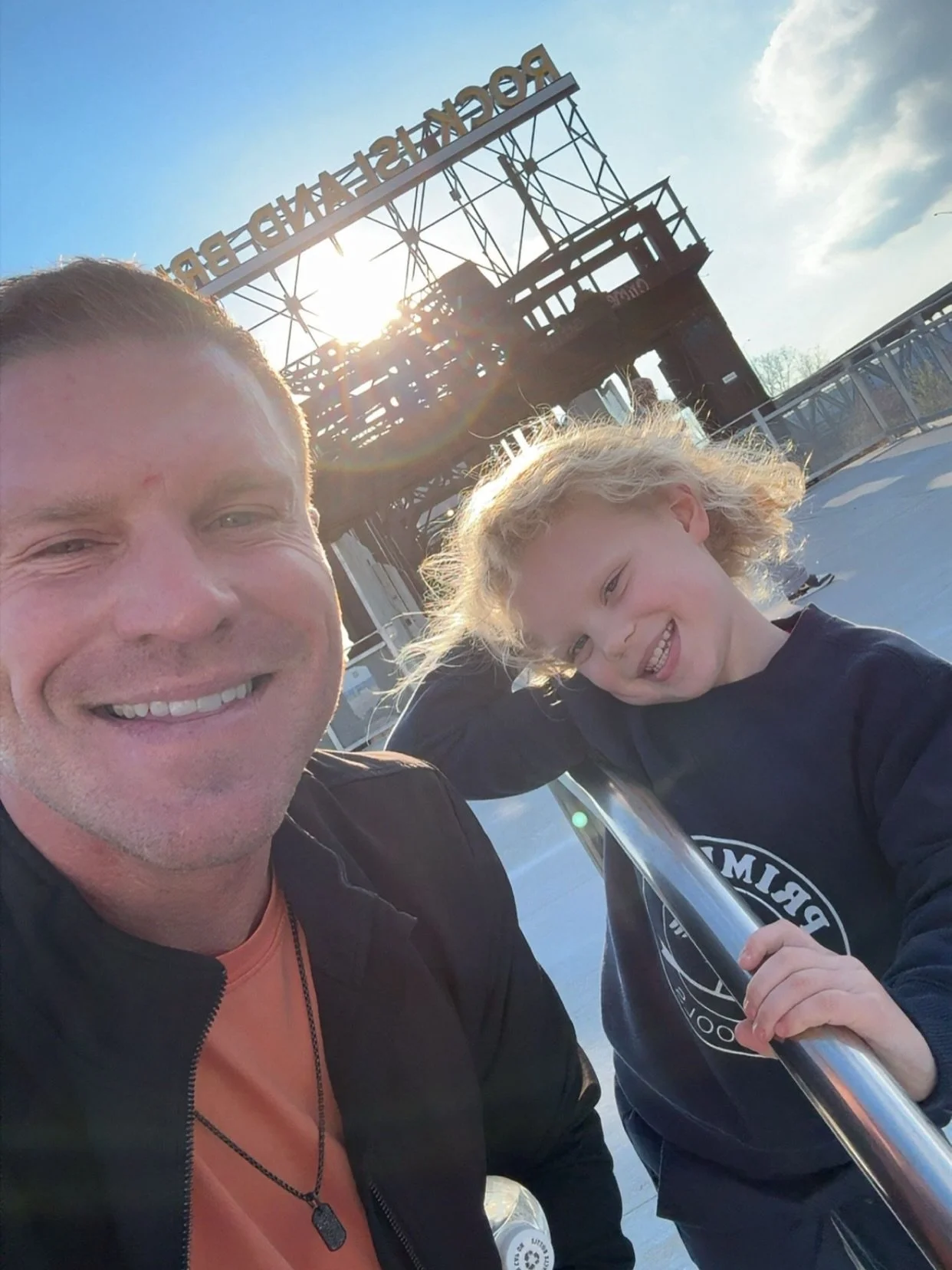 Took Monroe to check out the new @rockislandkc such a cool space for Kansas City! Loved the history and getting to experience it with her. She loved the burger🍔 KC, you&rsquo;ve gotta go check this out👀