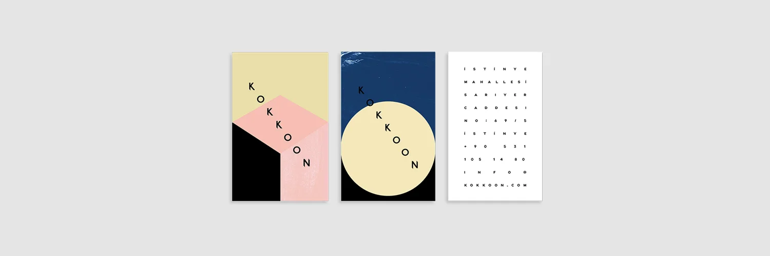 Kokkoon identity designed by folyofoni