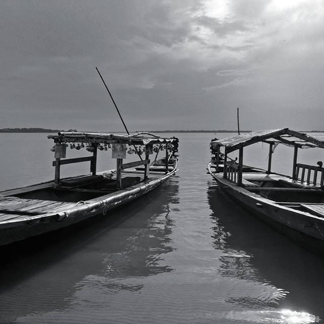 Boats on Chilka Lake - the largest brackish lake in India home to the Irrawaddy dolphins. 
#nagarnagar #odisha #lake #India #amazingIndia #IncredibleIndia #sepia #inland #dolphins #rainyday #onaboat #natgeoexplore #wow #scenic #wanderlust