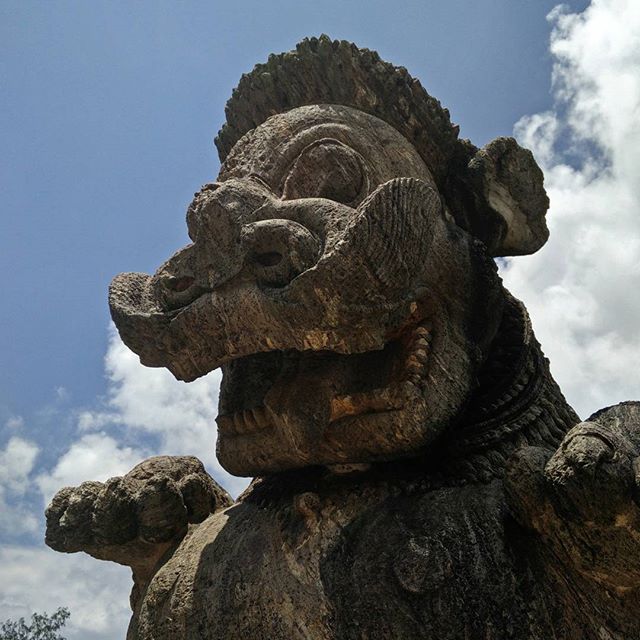 Simha gaja at the Sun Temple in Konark from approximately 1250 CE. 
#nagarnagar #odisha #kalinga #heritage #ancient #nofilter #blueskies #archeologicalsurveyofindia #archeology #stone #sculpture #lonelyplanet