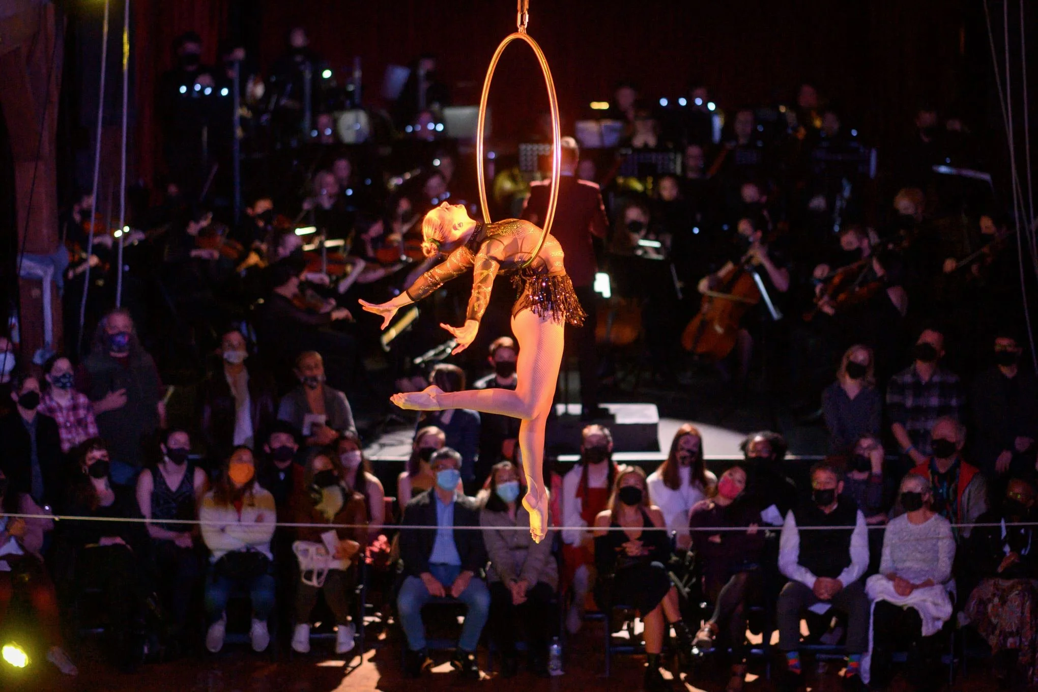 Aerial Americana: SMCO and Emerald City Trapeze Arts
