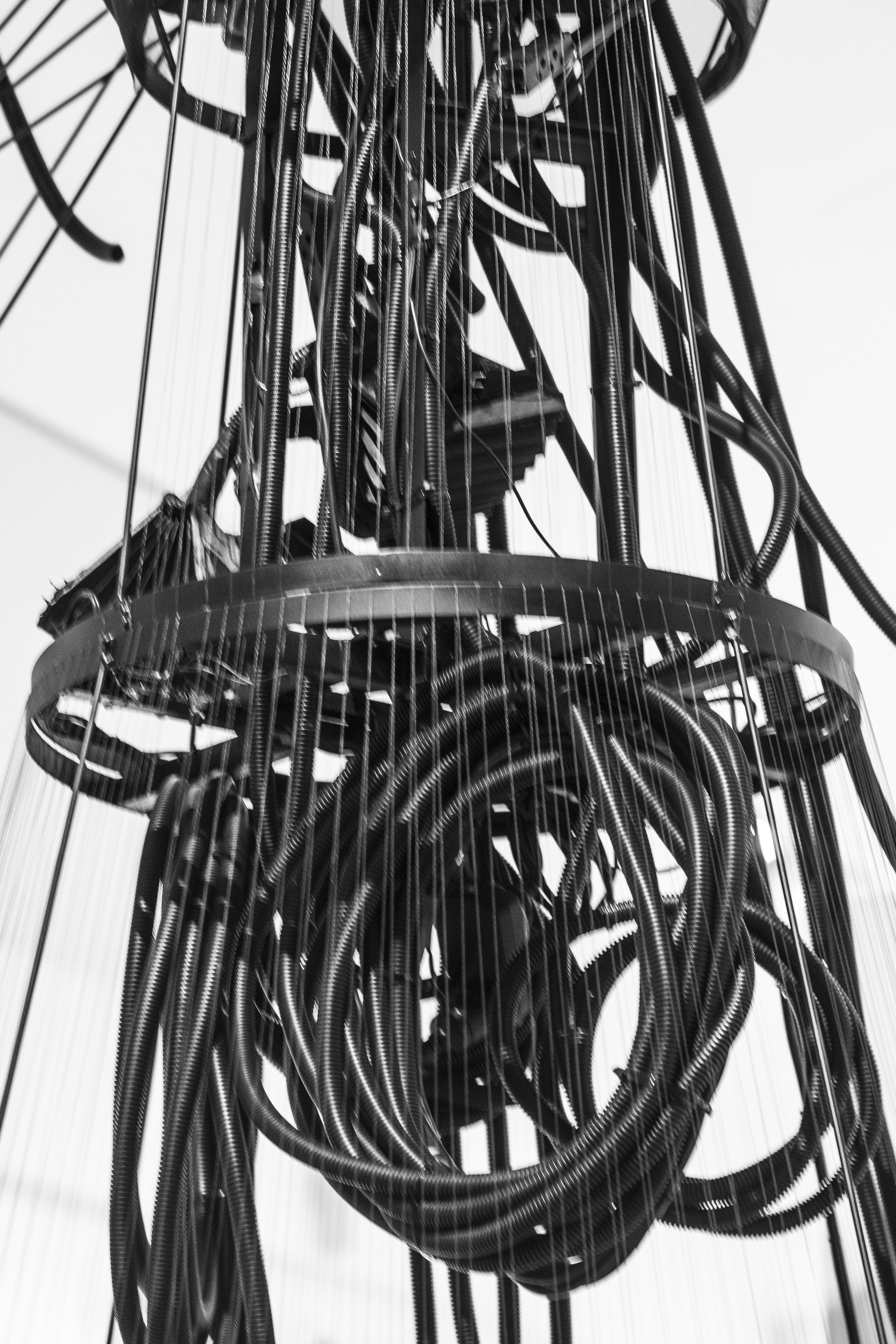 SFTB #1 performance-sculptural installation, with every breath group exhibition curated by Rilka Oakley, Blue Mountains City Gallery Photo: David Brazil