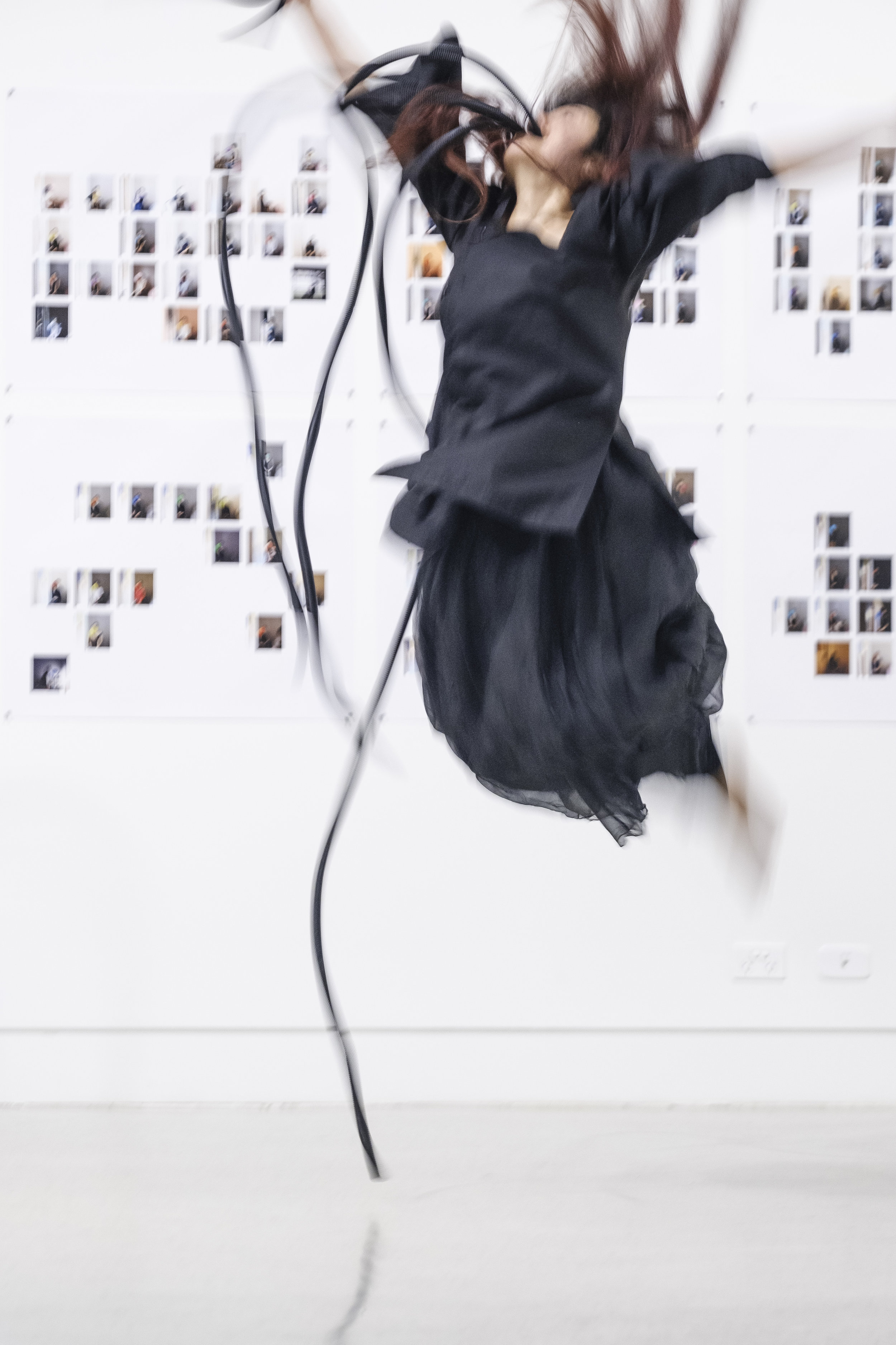 SFTB #1 performance-sculptural installation, with every breath group exhibition curated by Rilka Oakley, Blue Mountains City Gallery Photo: David Brazil