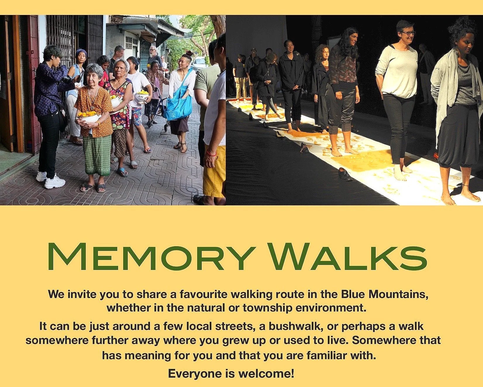 Memory Walks Invitation