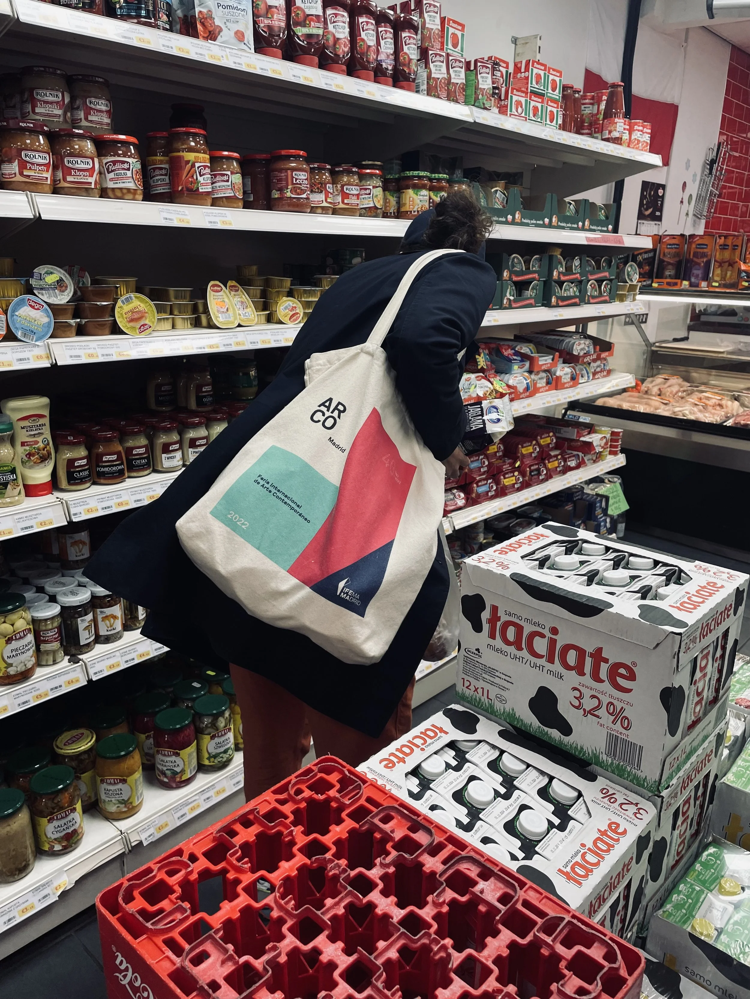 Kamila Wolszczak at Zabka, her favourite Polish deli