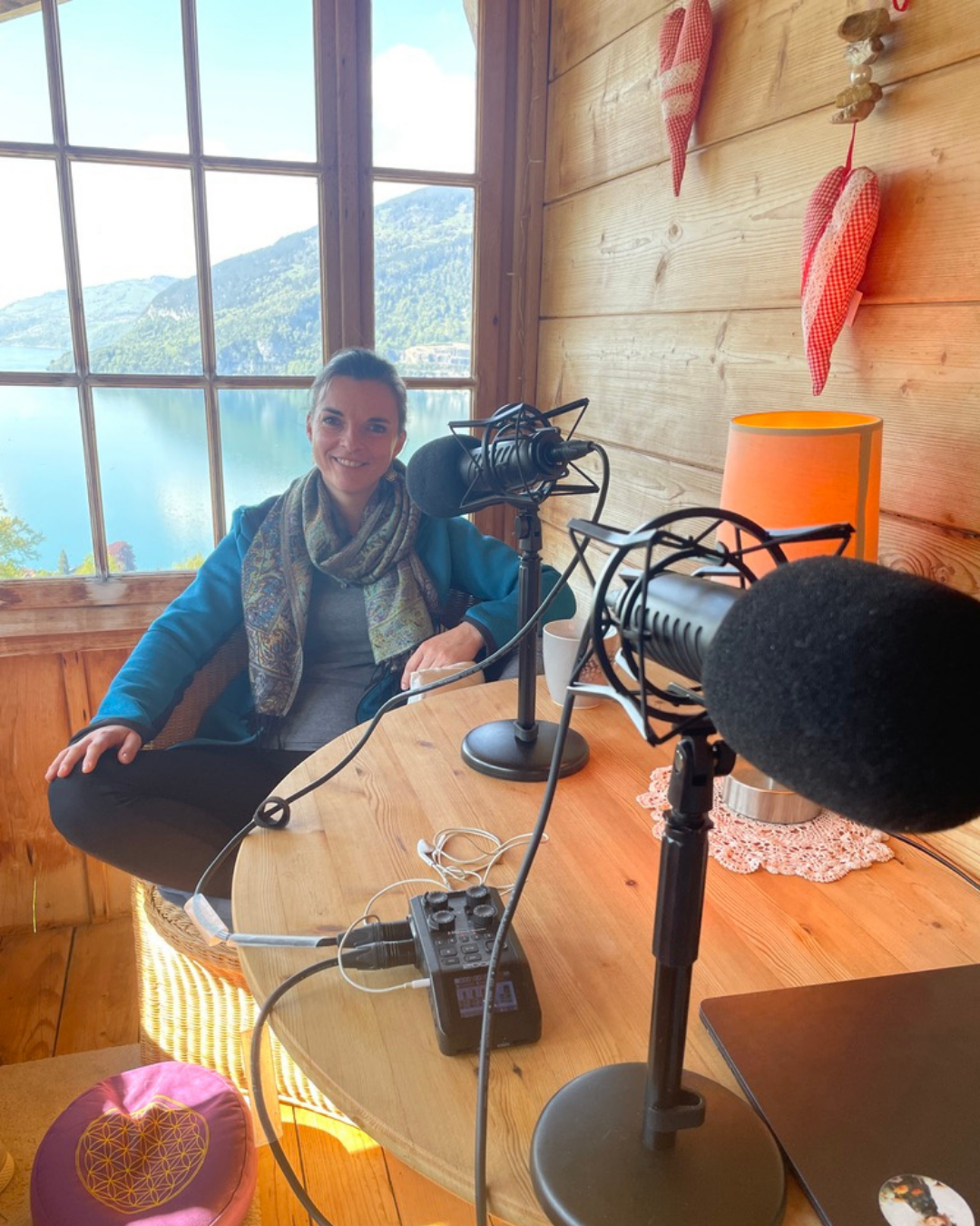 Podcast Entwicklungsraum Mariel Henzelmann Pension Finel Erker Retreat
