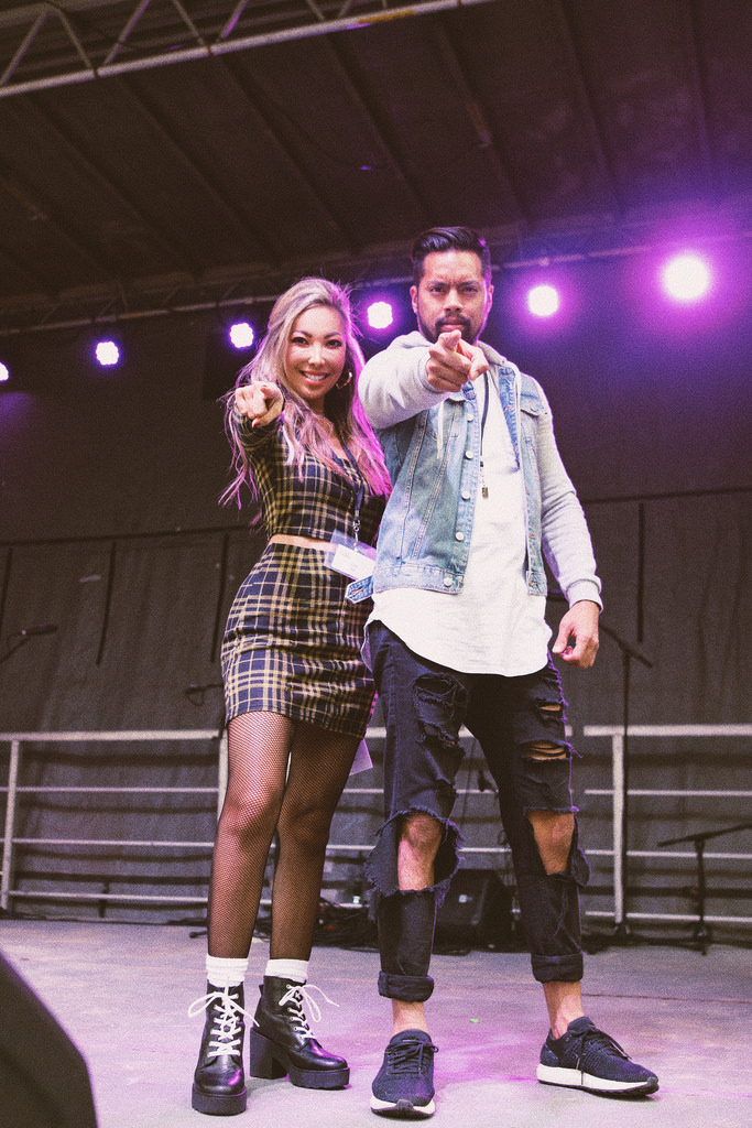 Me and my cohost, Danny “Atomic Goofball” Nguyen . Together we emceed the main stage at the very first Charm City Night Market festival in Baltimore, MD. Make sure to follow Danny on Instagram if you haven’t already.