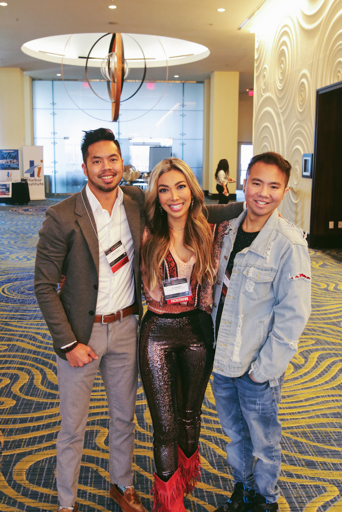 With my fellow panelists and friends, Danny “Atomic Goofball “ Nguyen and Garrett Taira at the Renaissance Arlington Hotel for the 2019 AASLE Conference.