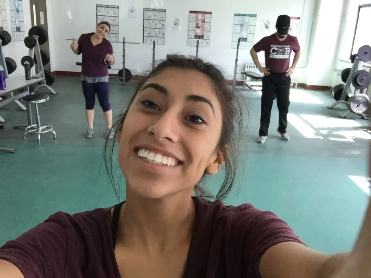 {Nearly} daily workouts with these two goons.
