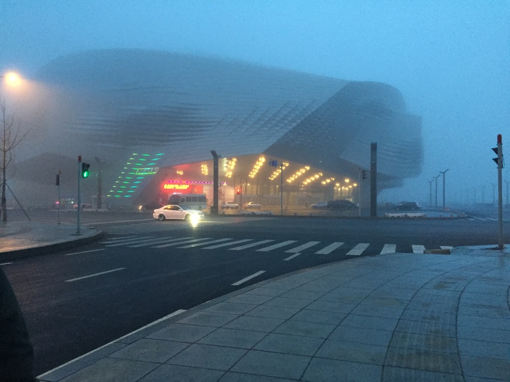 Misty neat architecture.