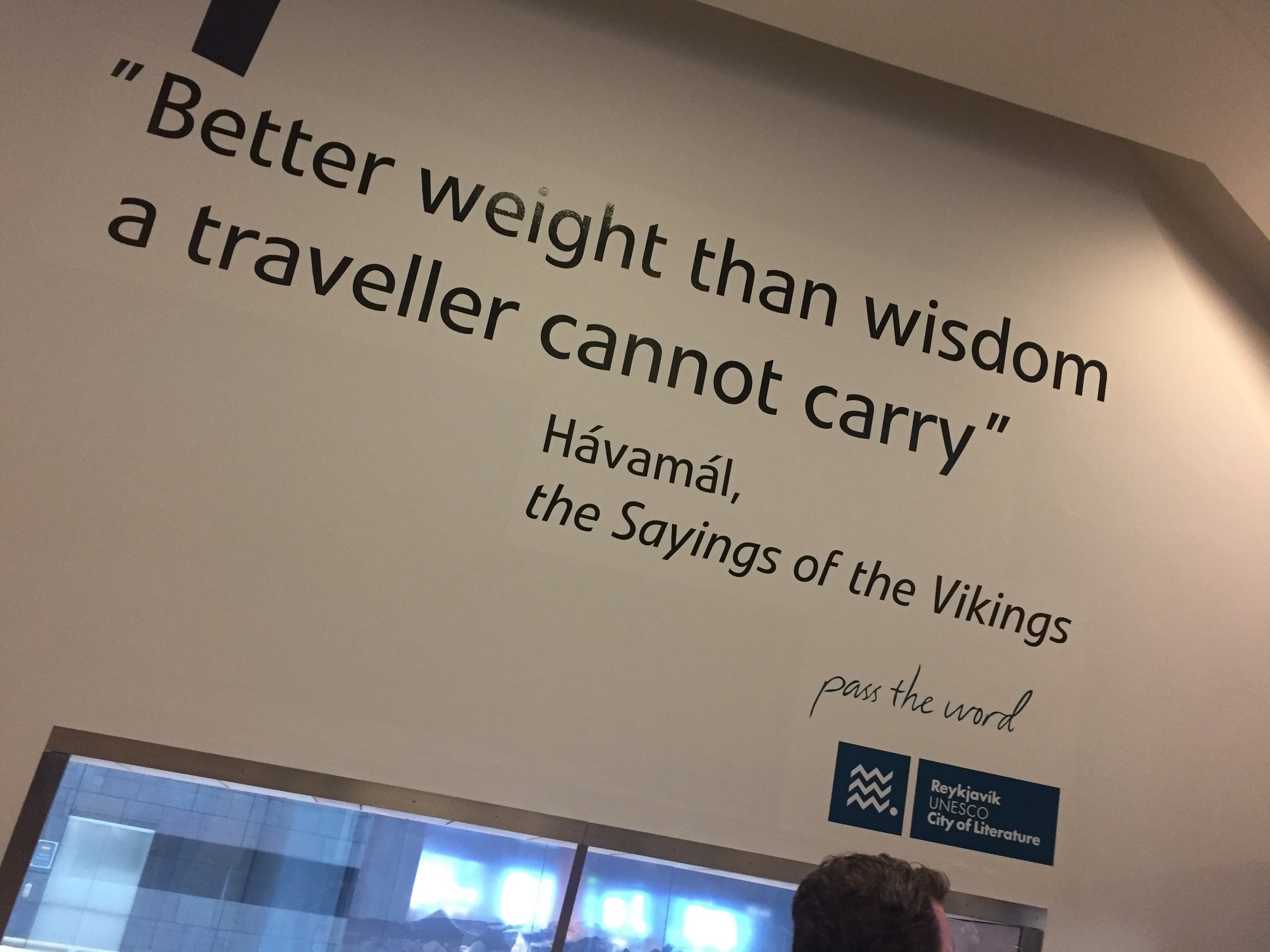 In Keflavik International Airport