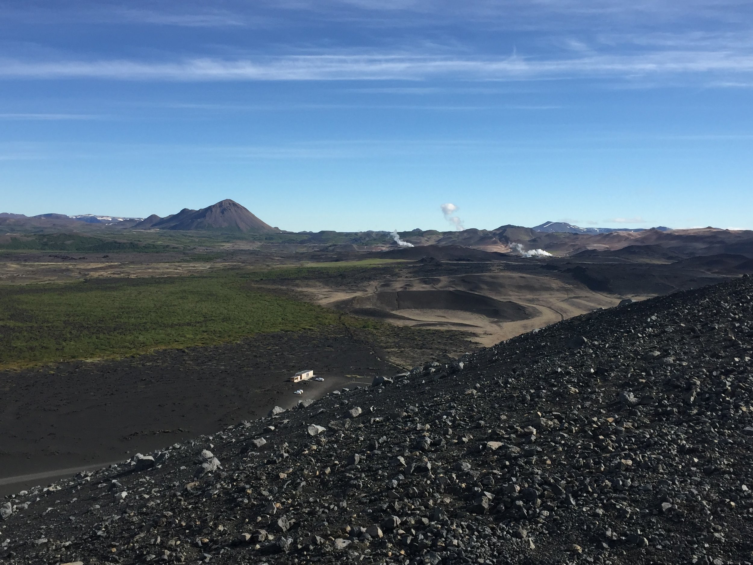 Top of Hverfjall Crater