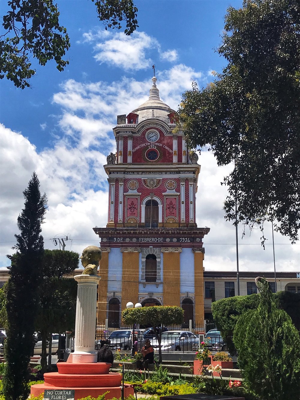 Centenario tower in Solola's central square