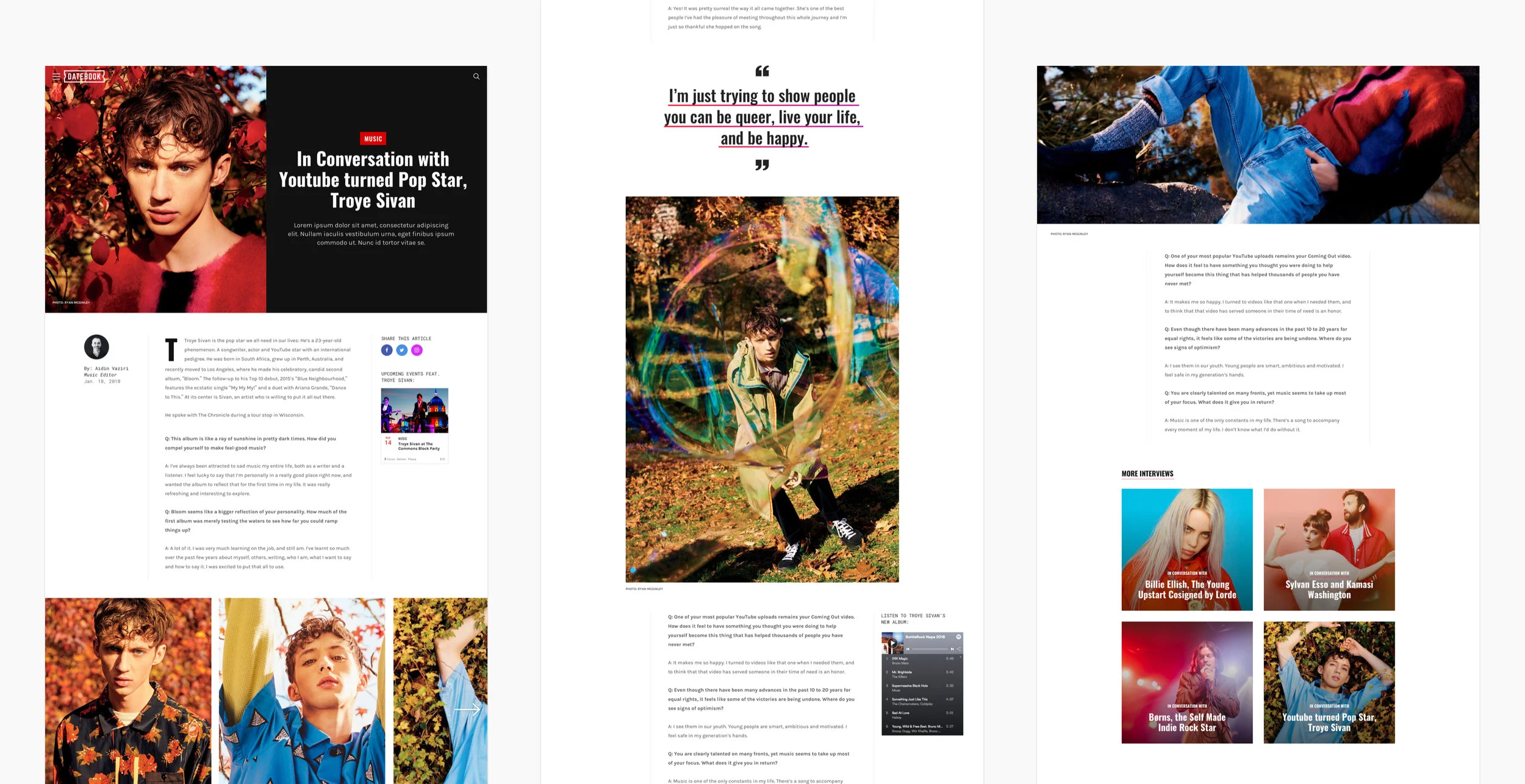 Feature interview template
