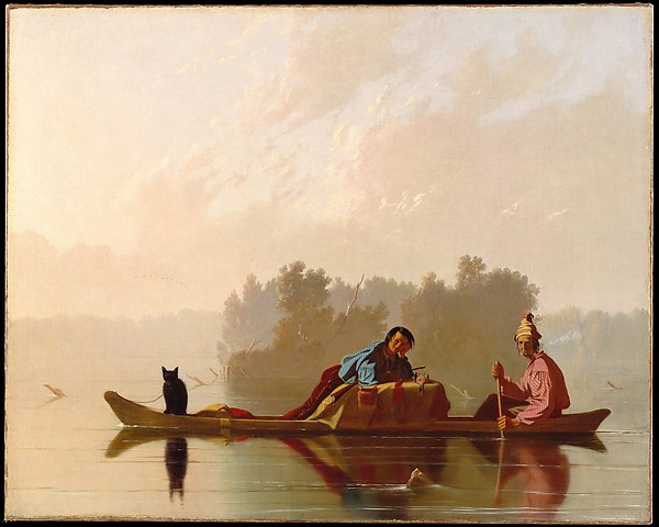Fur Traders Descending The Missouri, 1845 by George Caleb Bingham. Image courtesy of the Metropolitan Museum of Art.