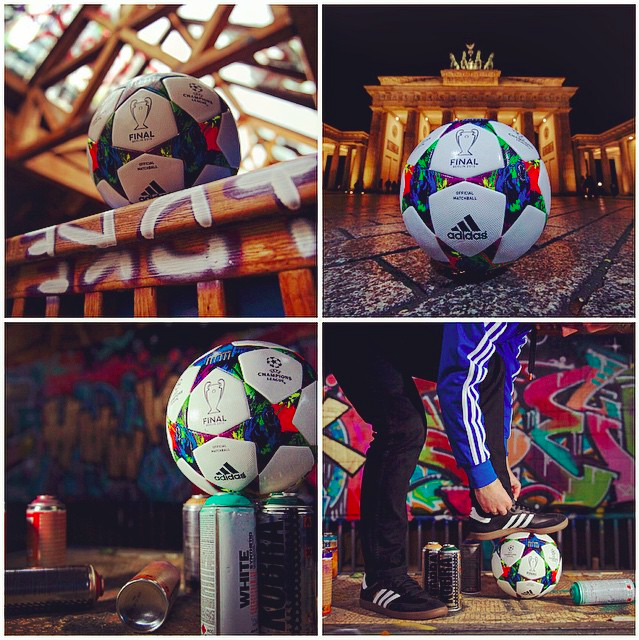 Our Champions League Final Football shoot for Adidas