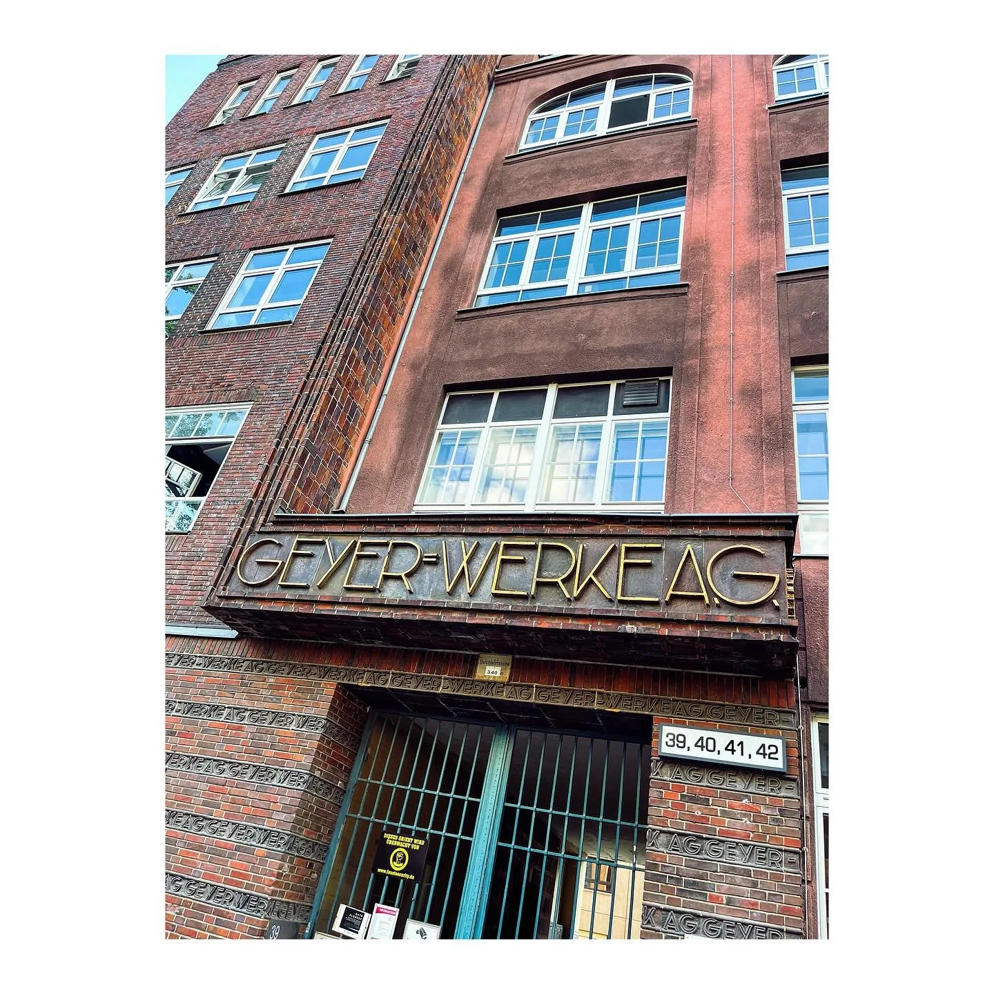 Letters. Host city: #berlin #typography #font #lettering #design #iconic #architecture #bricks #berlinstreets #berlinstrasse #summer #summer25 #july25 #berlinstagram