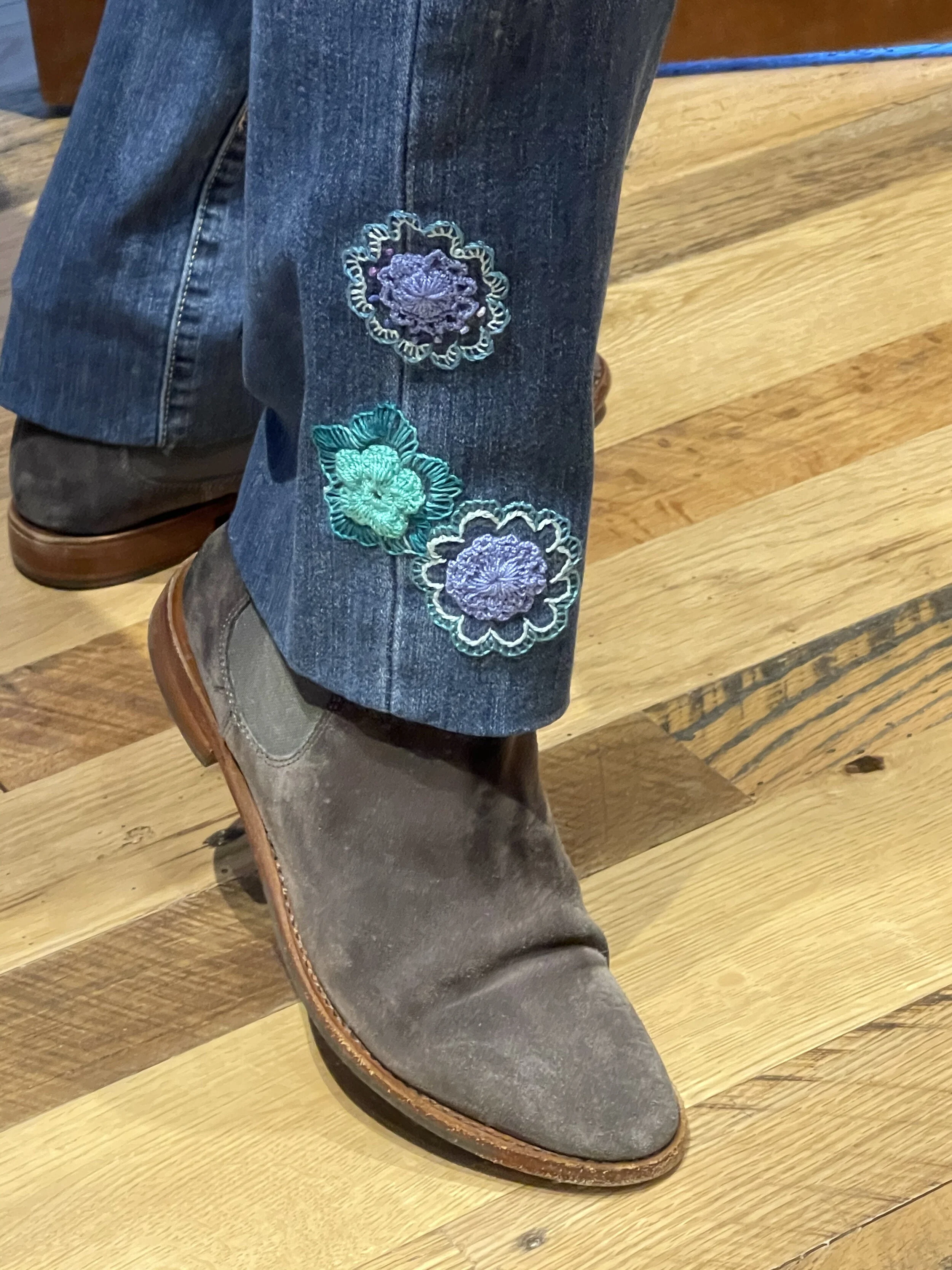 Embroidered Jeans