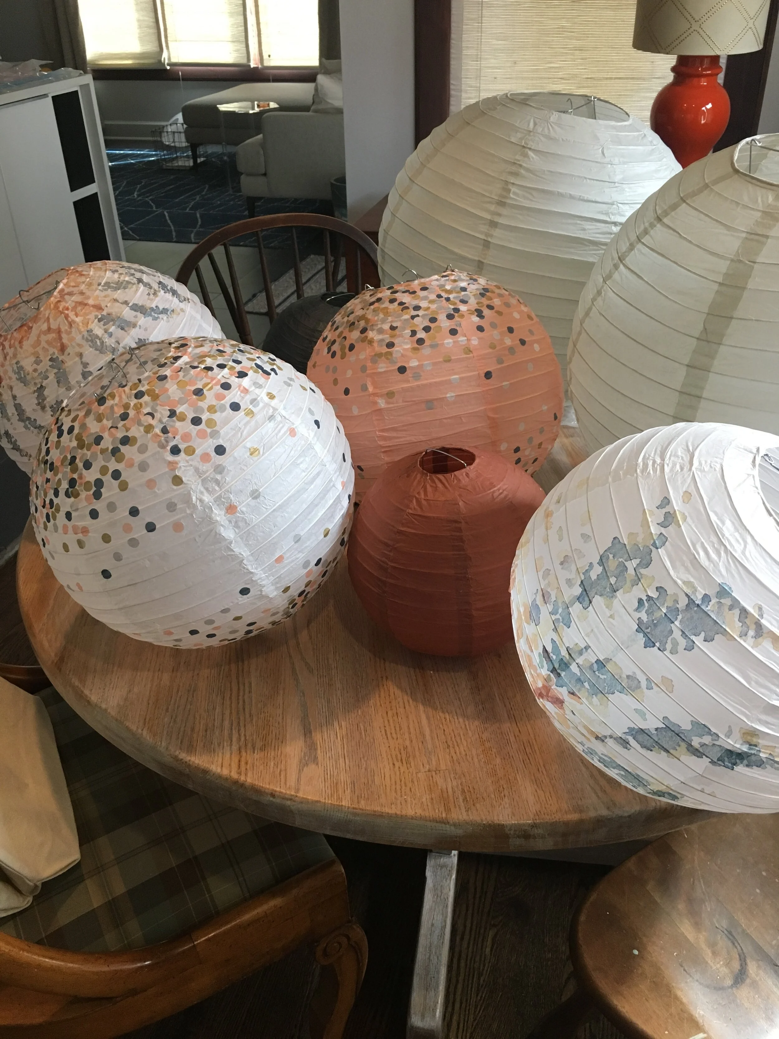 Hang Paper Lanterns without damaging the ceiling.