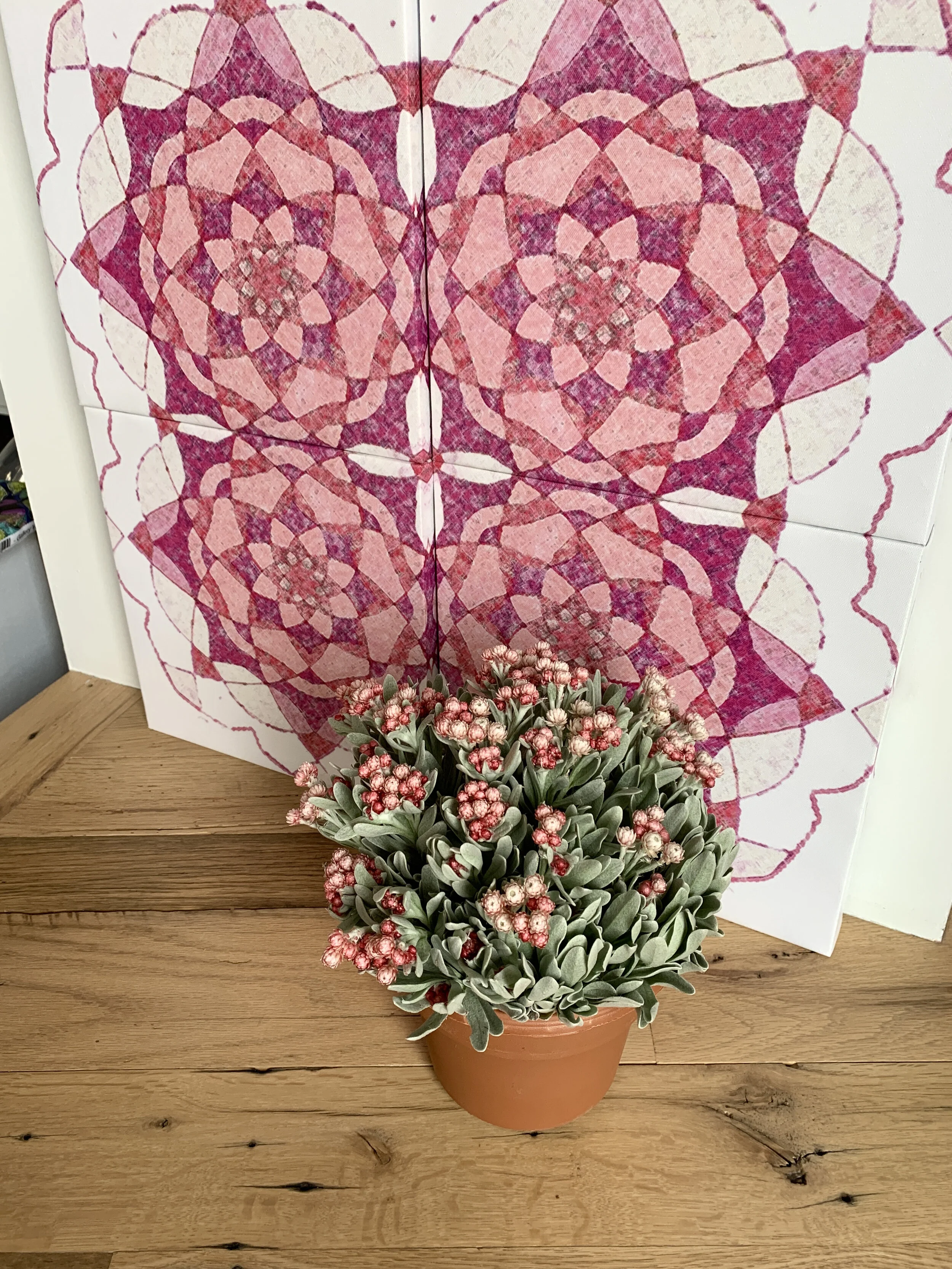 Pretty and Pink Quilt Canvas