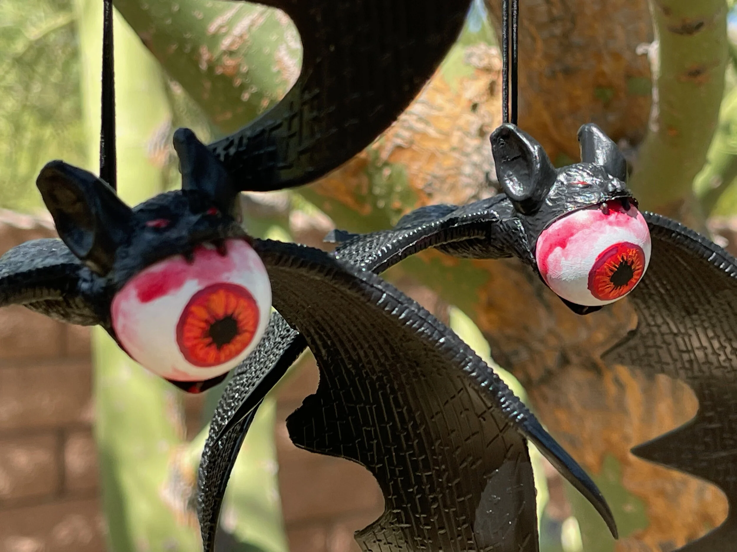 Bat with Bloody Eyeball - Another Dollar Tree Halloween Hack