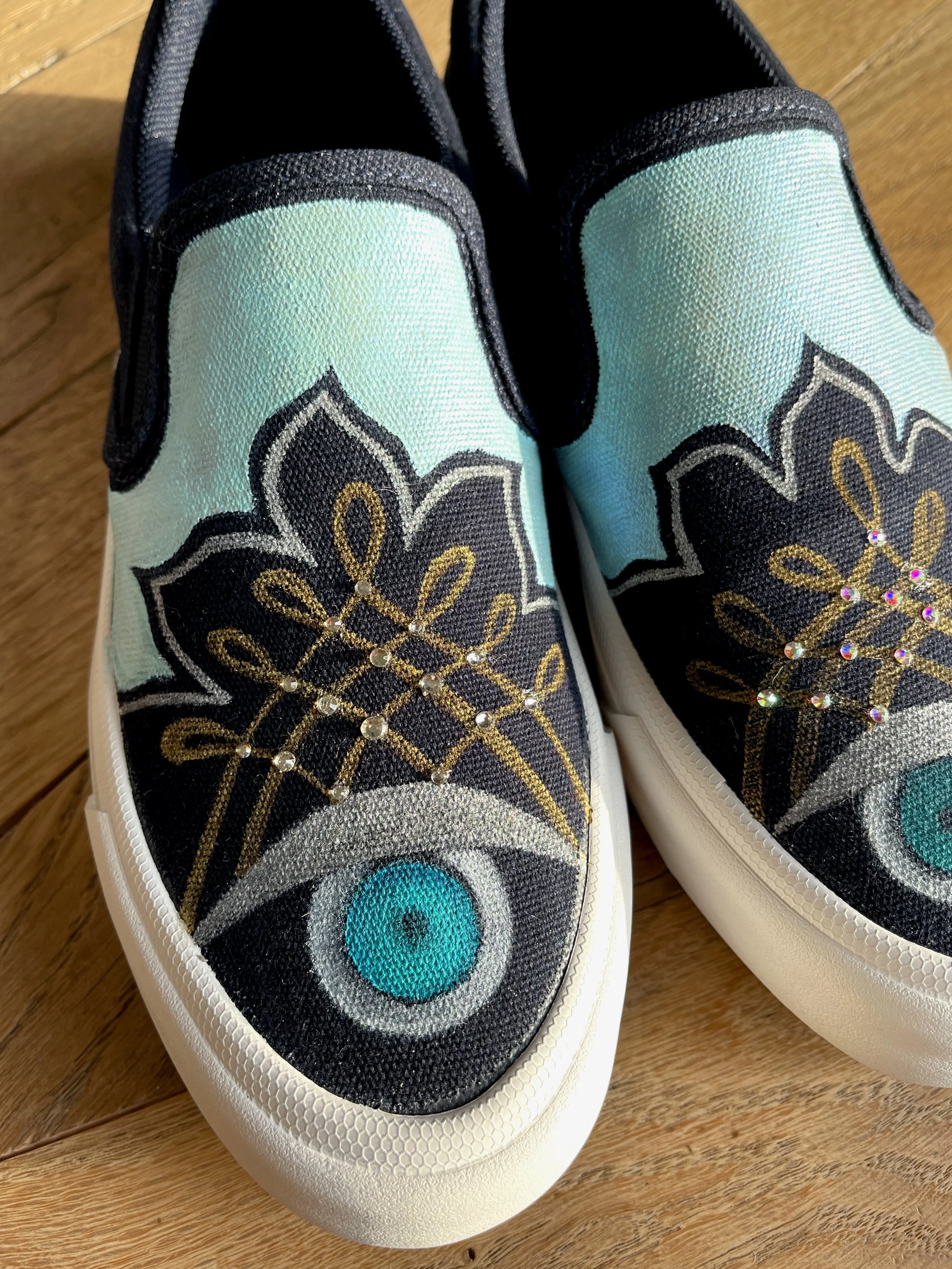 Evil Eye Deck Shoes