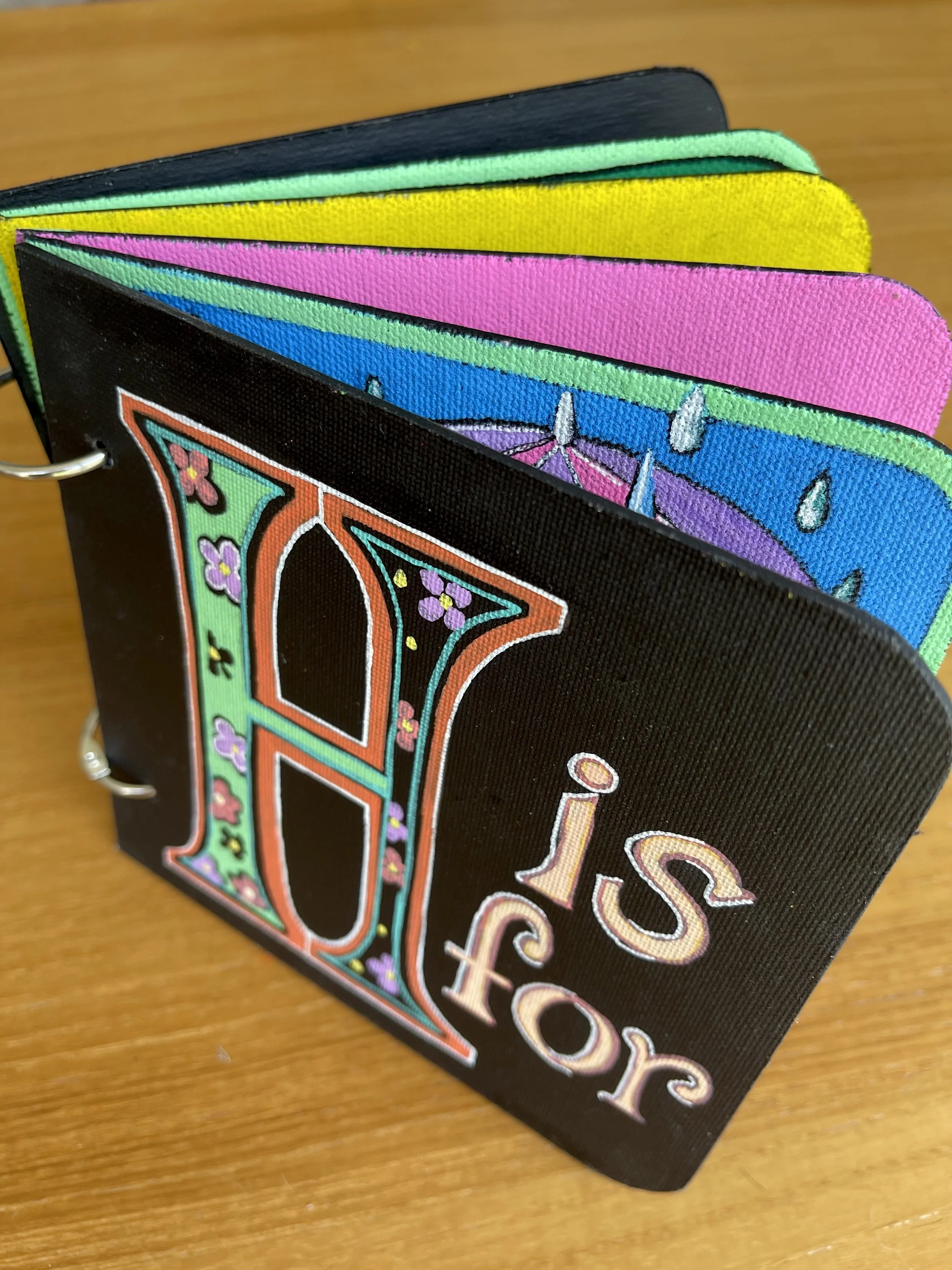 Illustrated Alphabet Books - H is for Helping Hunter Learn to Spell Her Name