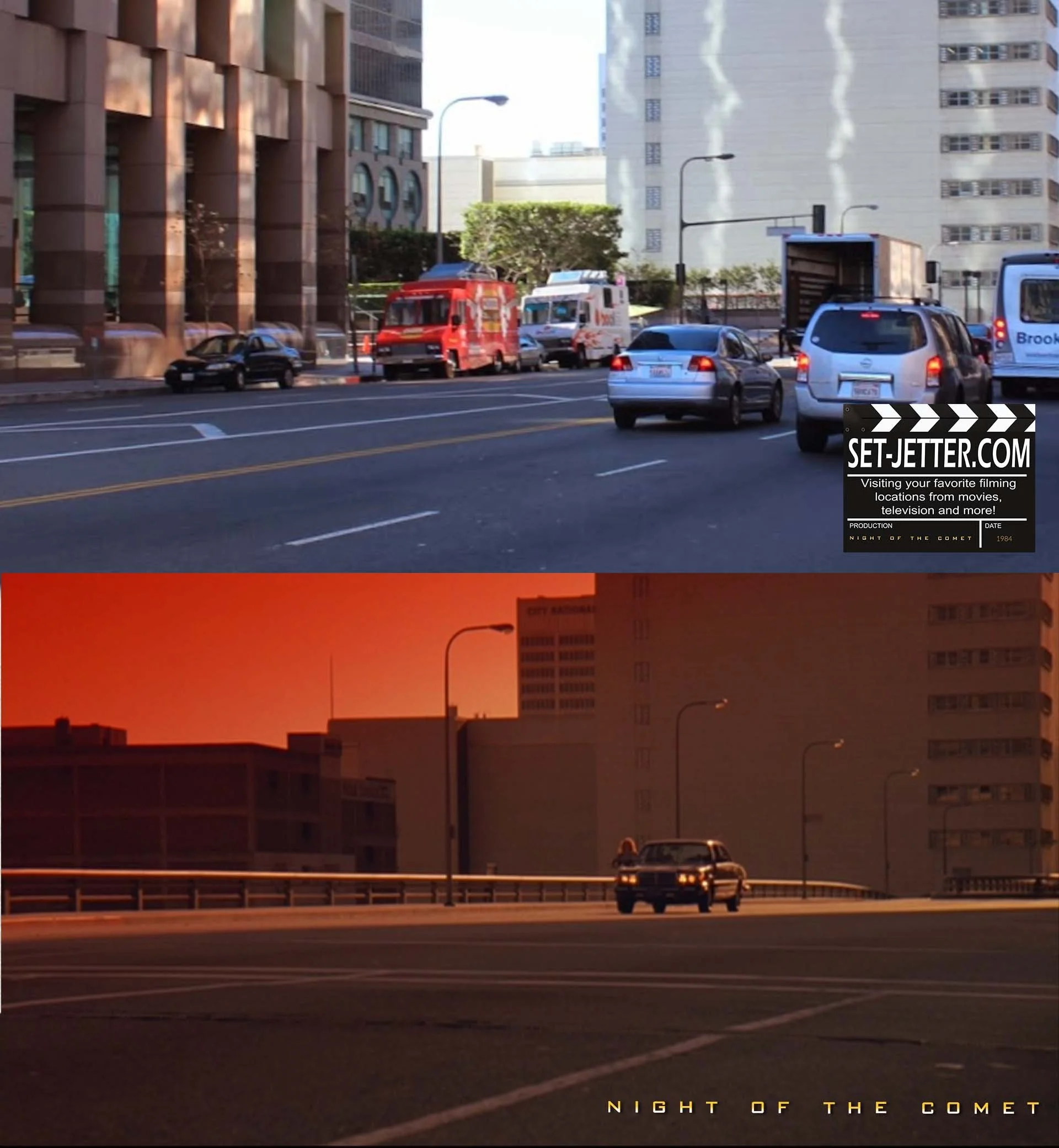 Night of the Comet (1984) — Set-Jetter