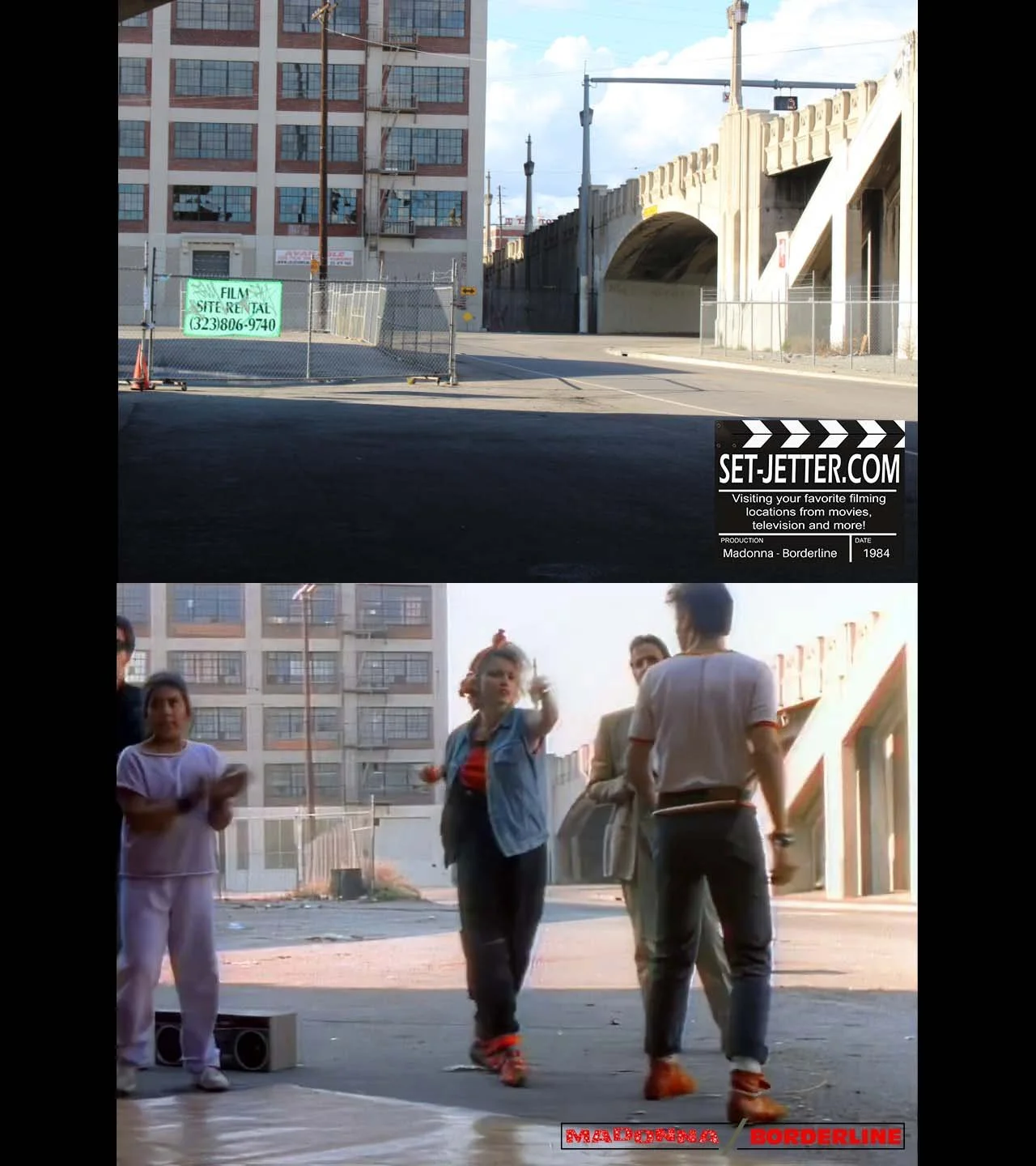 Madonna: Borderline — Set-Jetter