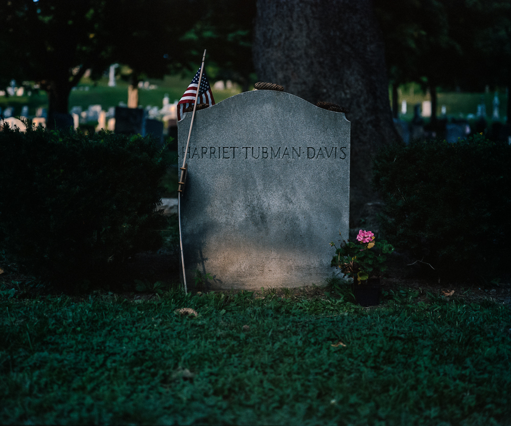 Harriet Tubman Gravestone, Auburn, NY, 2008
