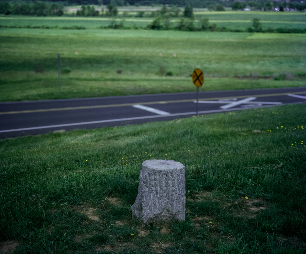 Concrete Stump, Gettysburg National Military Park, PA, 2008