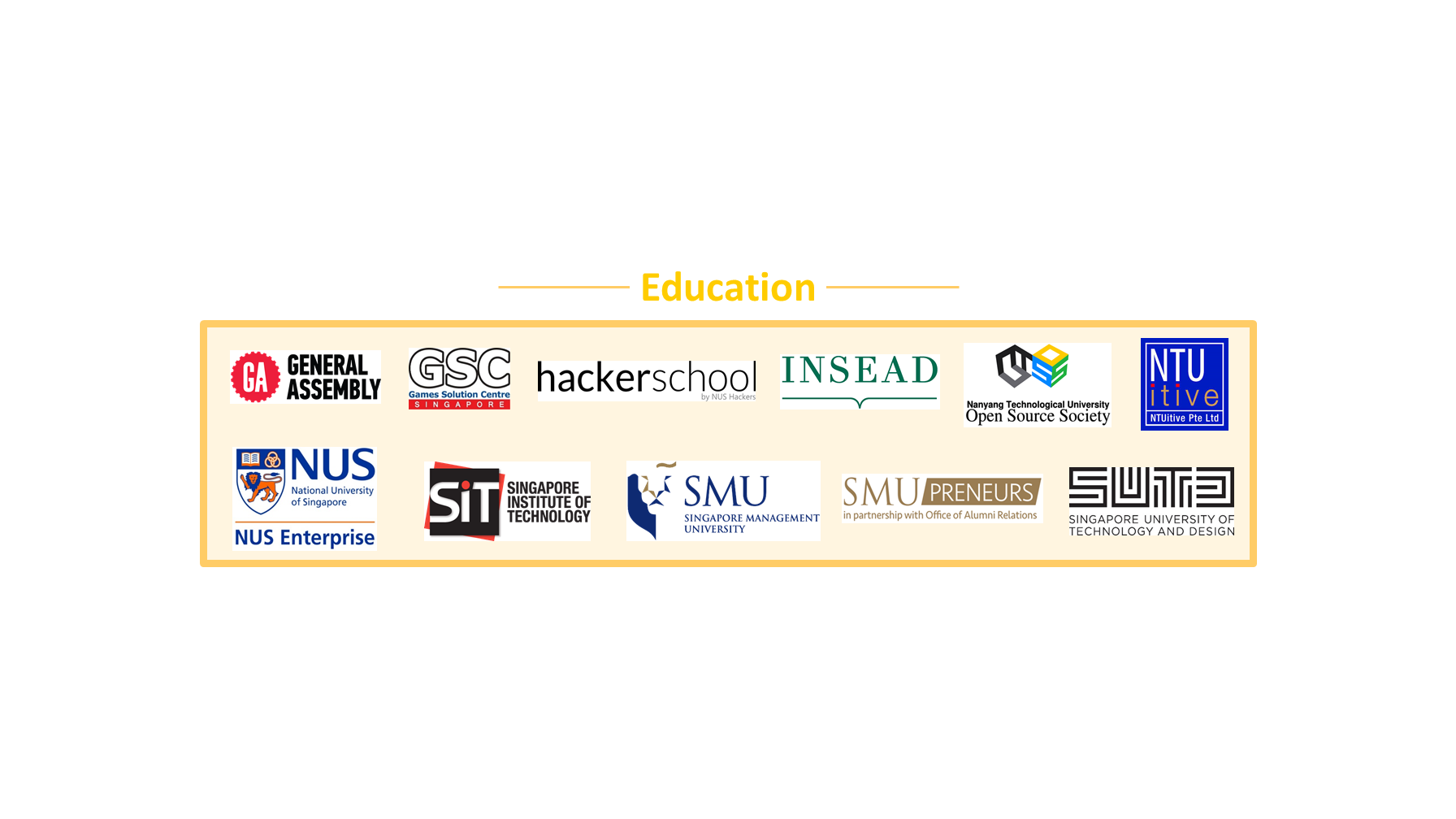 Education - as at May 2016