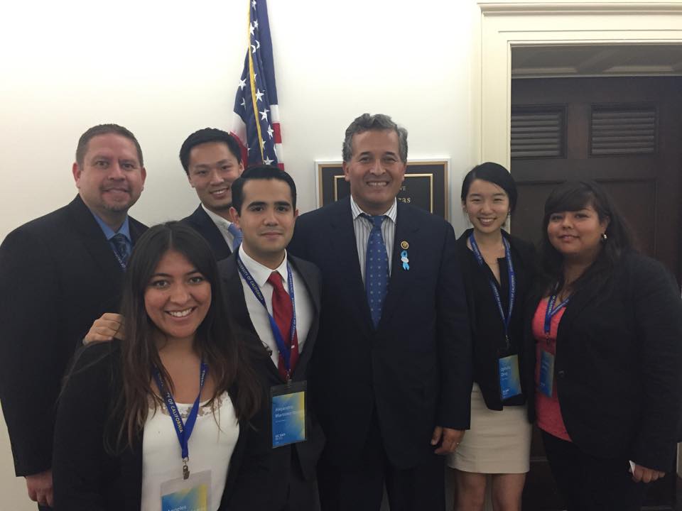 With Congressman Juan Vargas after our meeting.