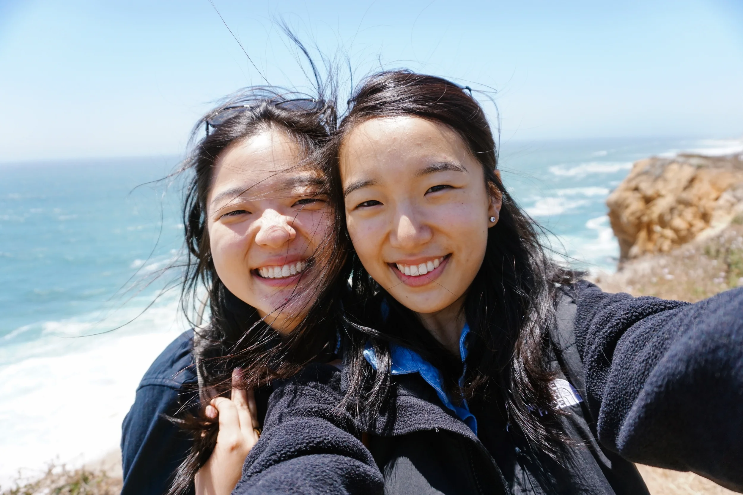 Sweet Mariel and I, cheezin' it. 