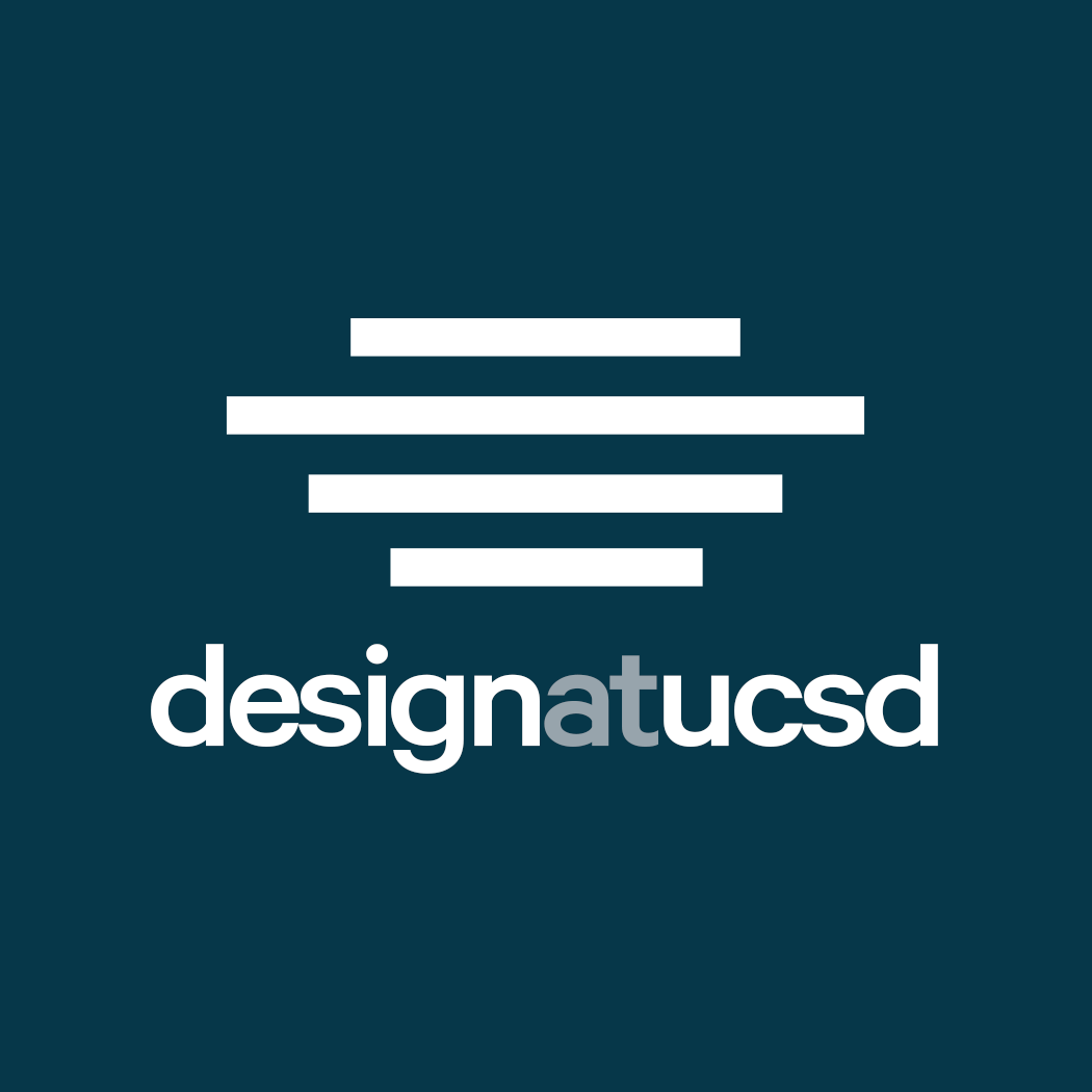 The current logo for Design at UCSD.
