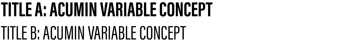 Primary Typeface