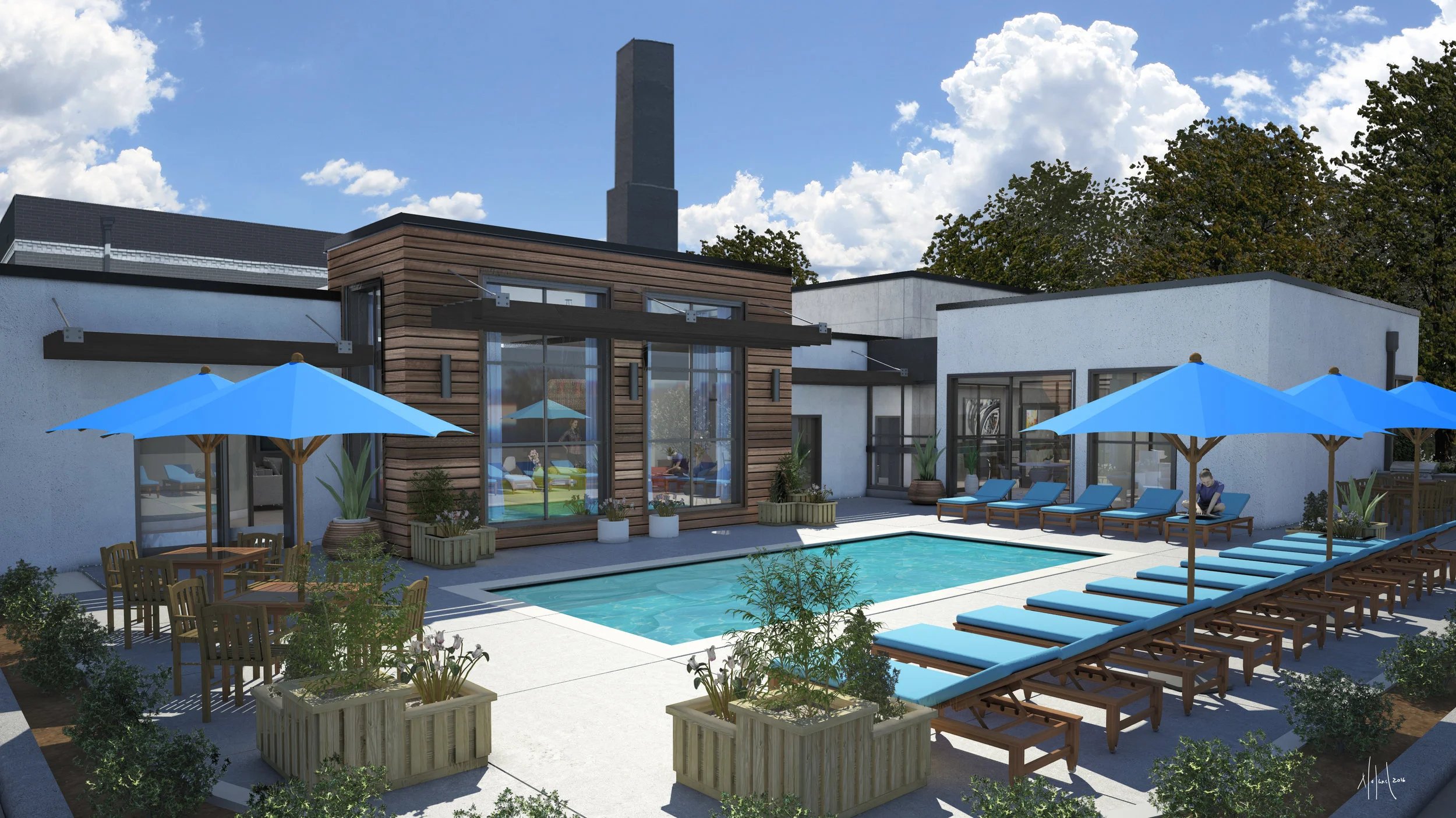Rendering created by Philip Noland
