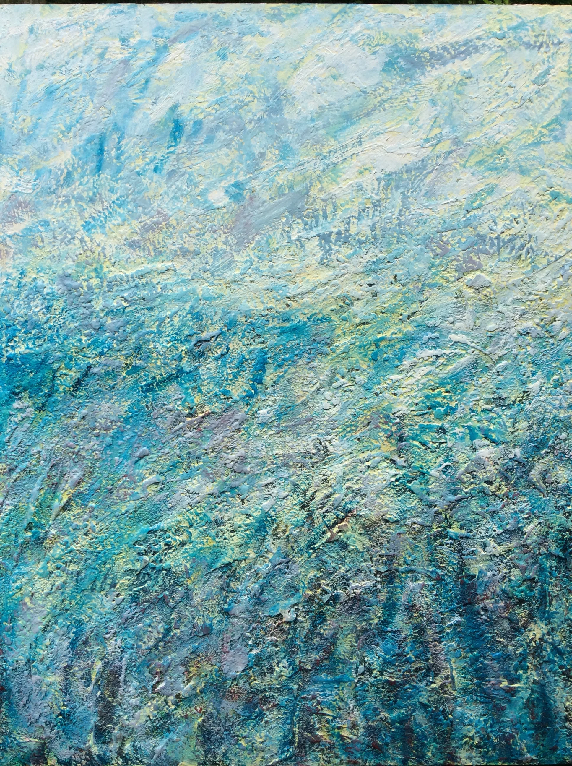 Earthscape six acrylic on wood panel 16in x 20in