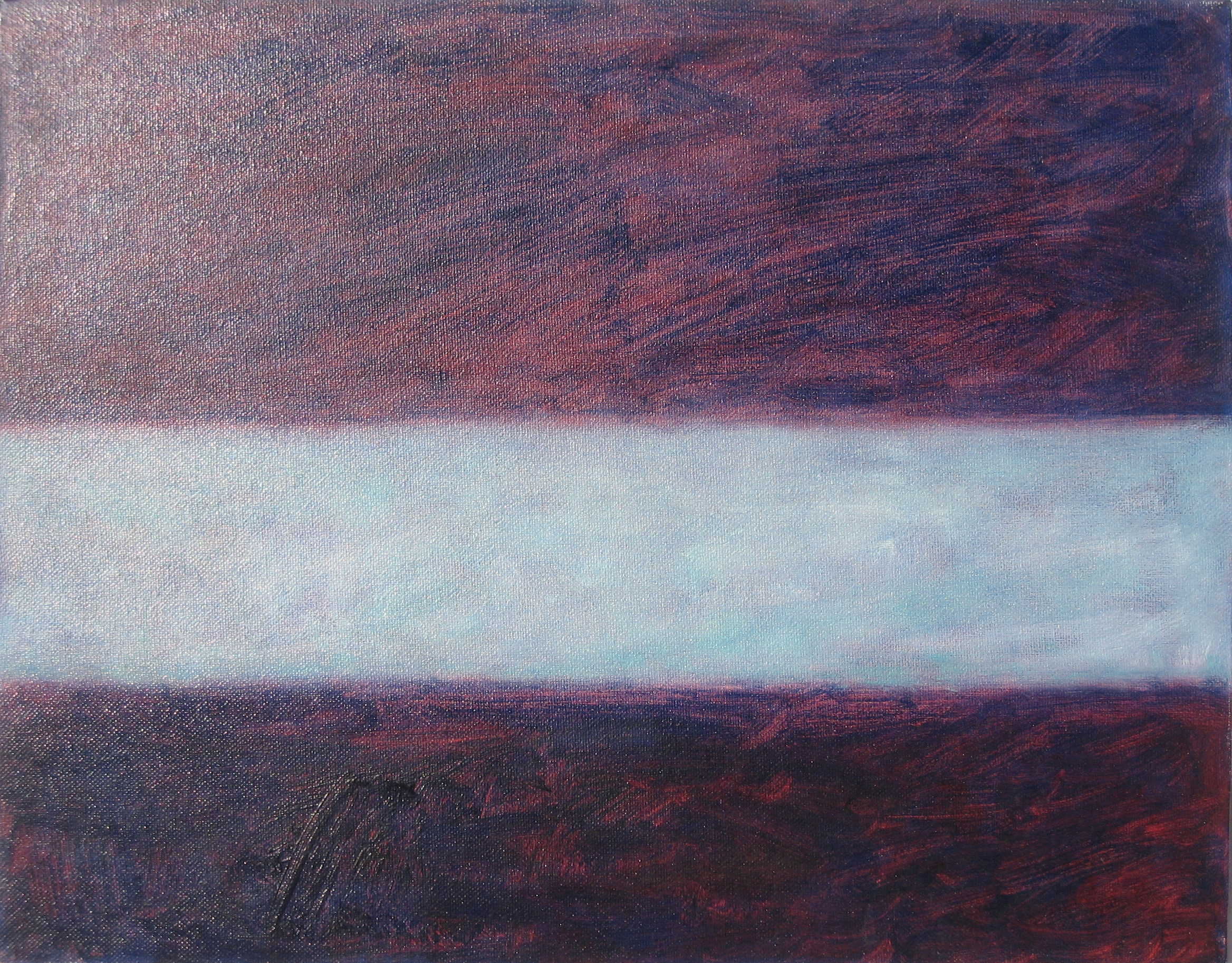 Above and Below #1 oil on canvas 12in x 14in
