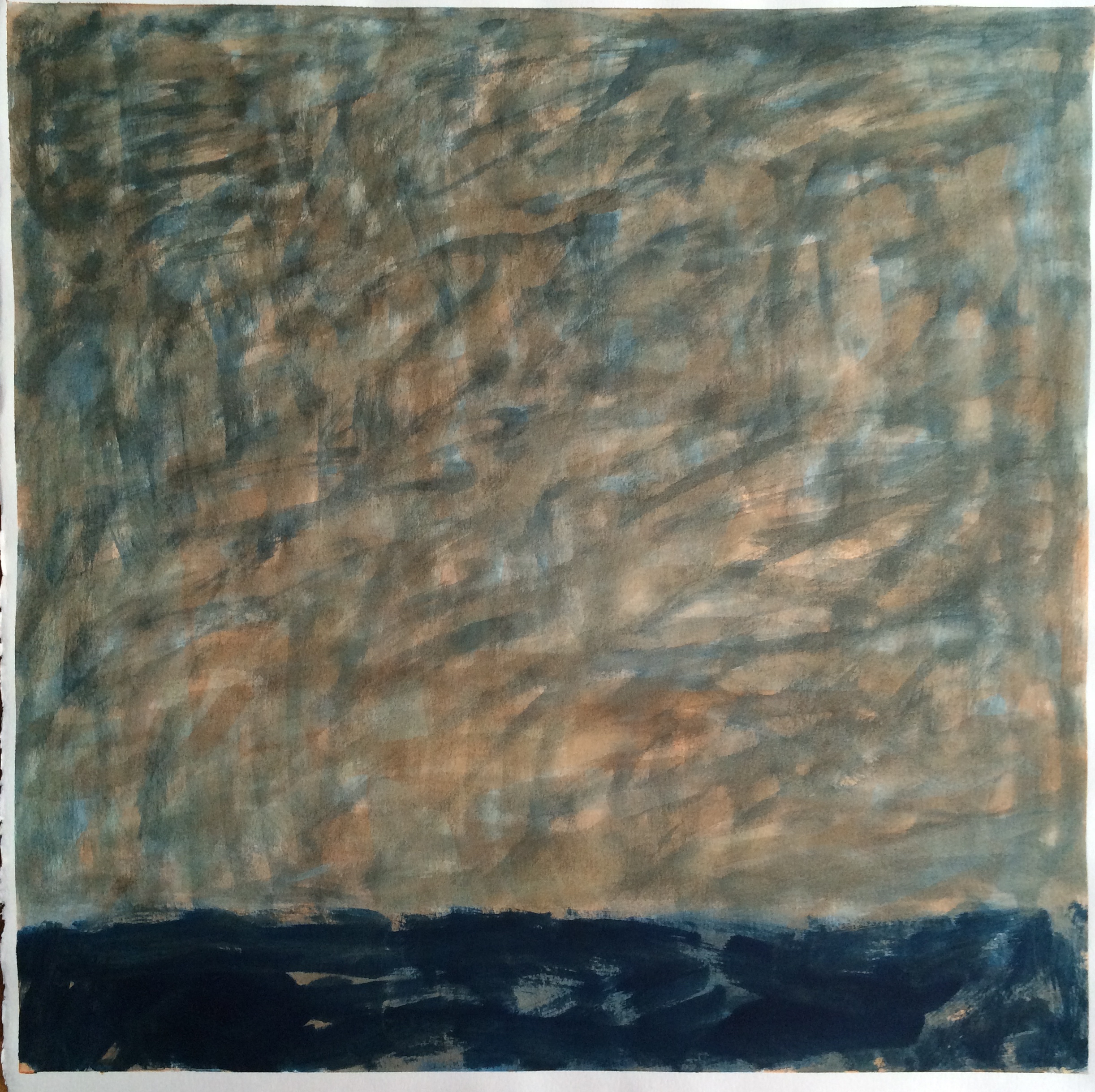 Blue Earth ink on paper 22in x 22in