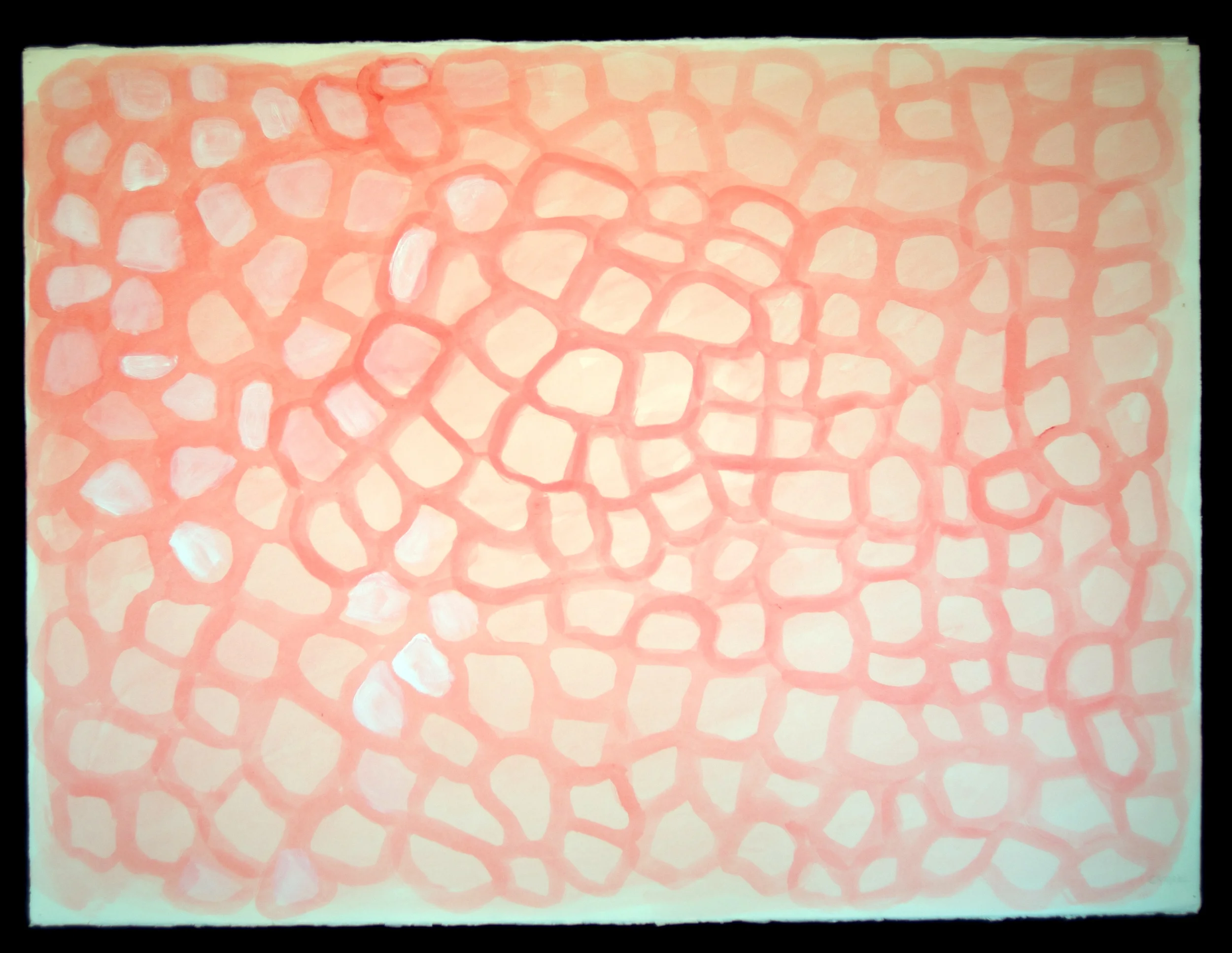 Mandala #4 acrylic on paper 22in x 30in