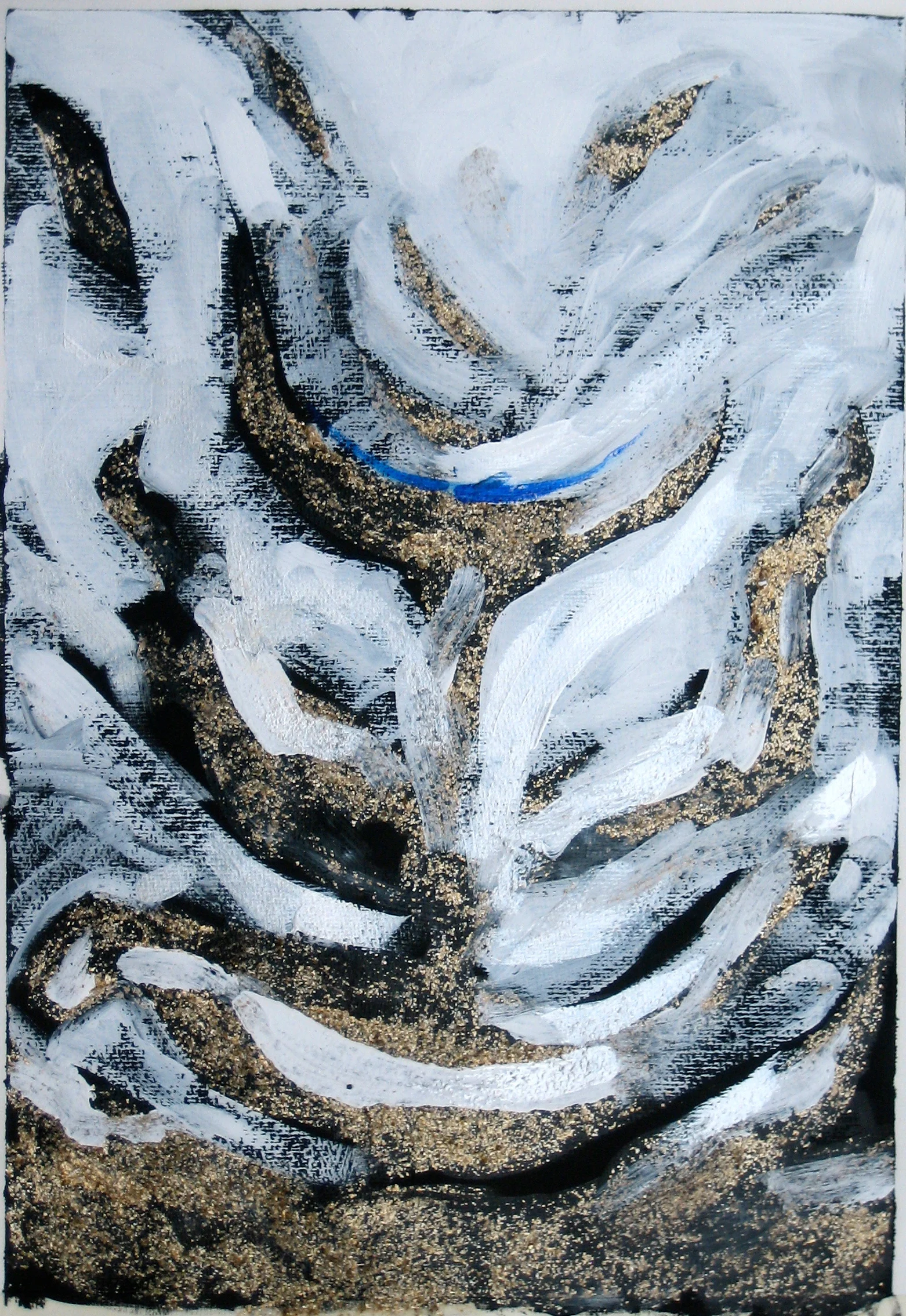 first Transformation of Archetypal Plant acrylic on paper 18in x 24in