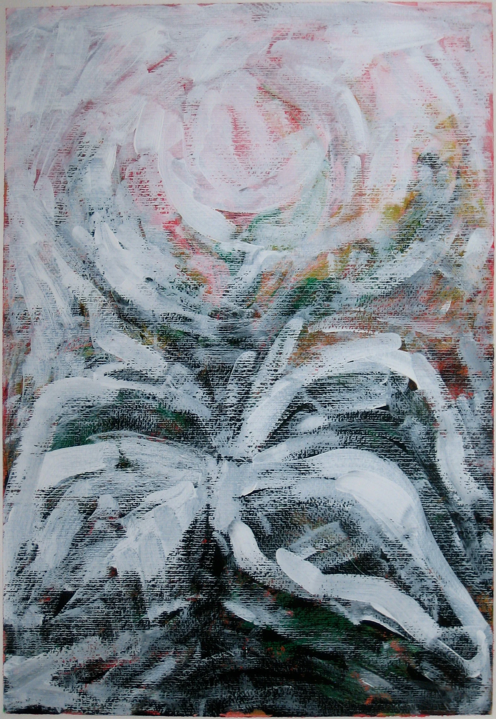 fourth Transformation of Archetypal Plant acrylic on paper 18in x 24in