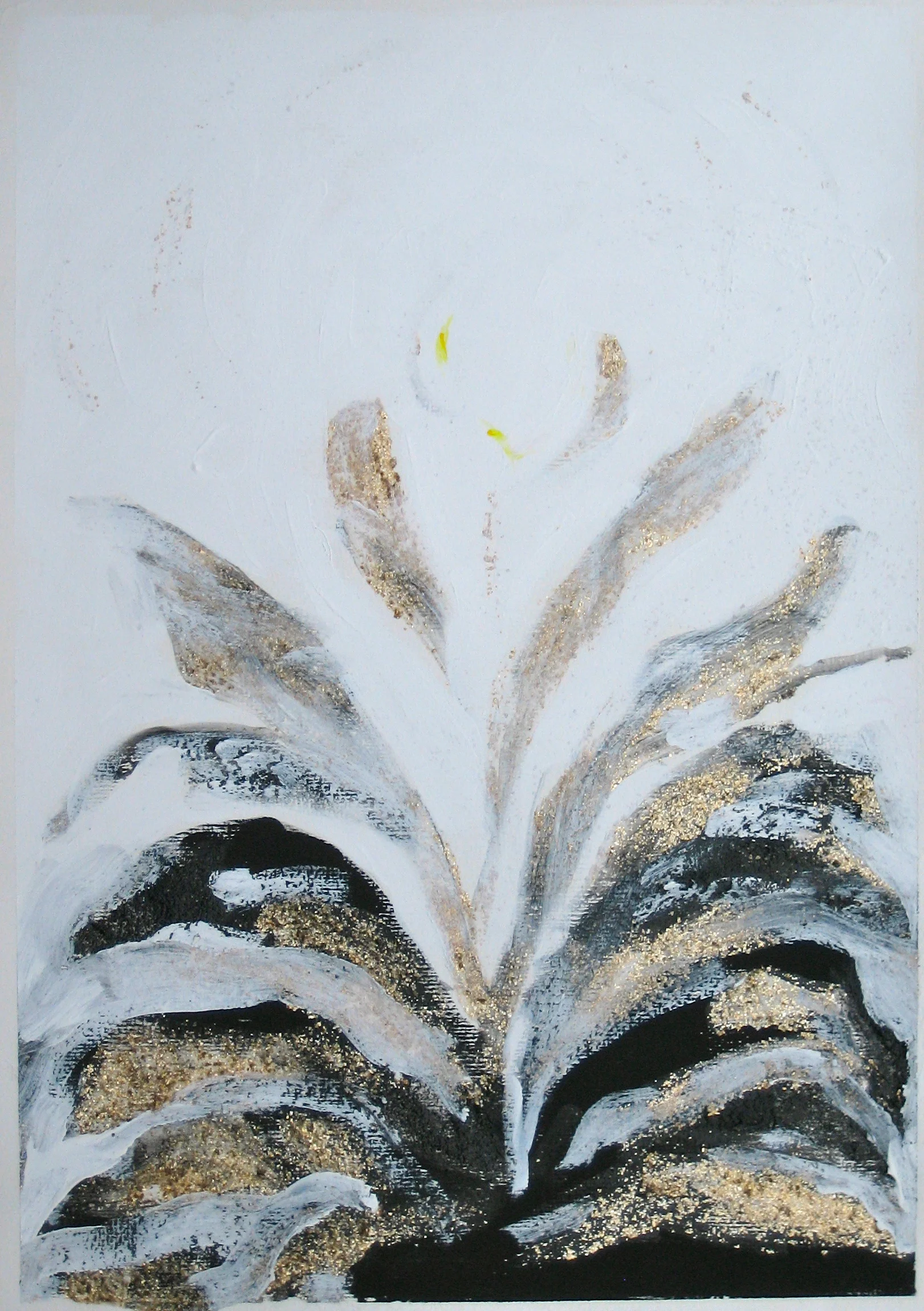 seventh Transformation of Archetypal Plant acrylic on paper 18in x 24in