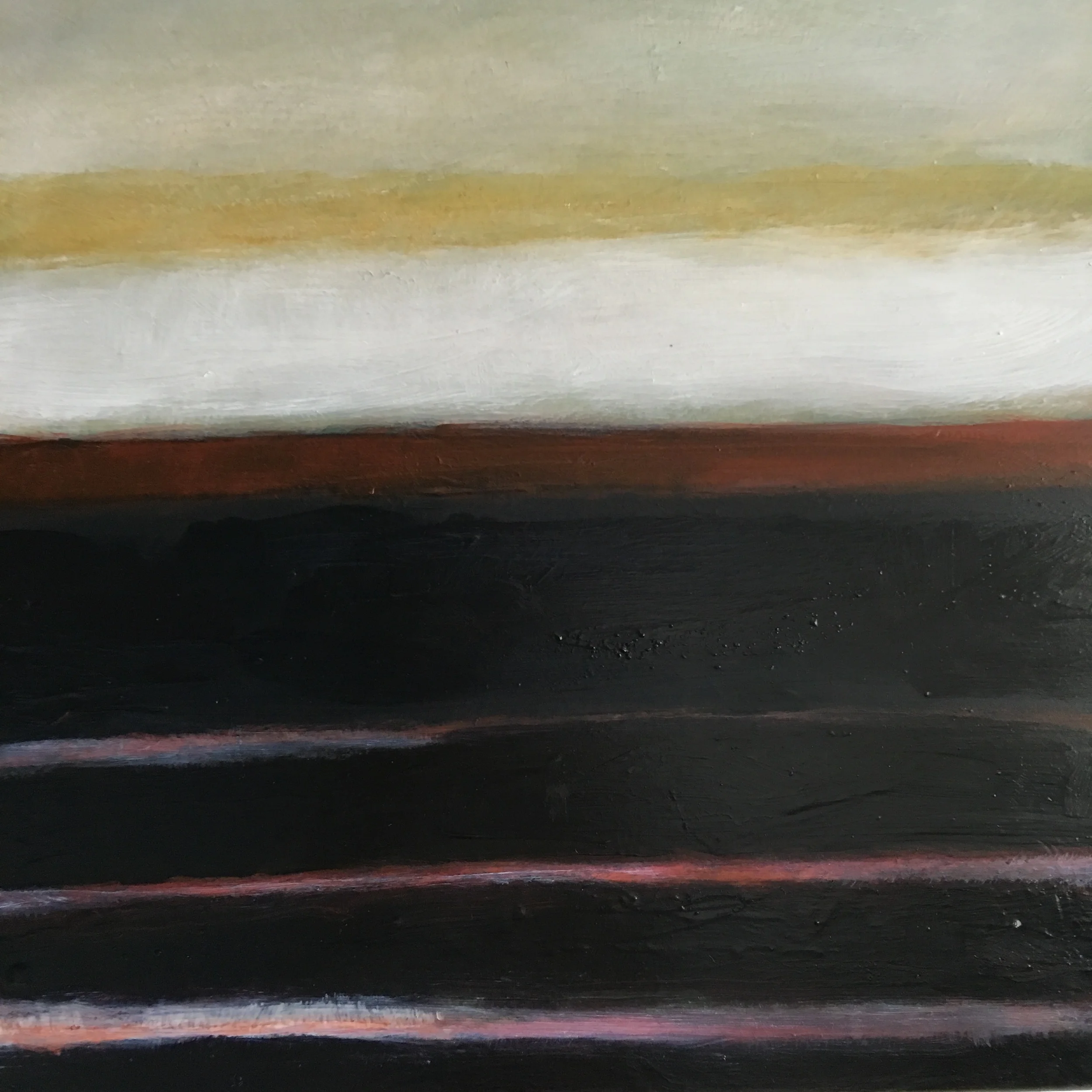 Transcending Red # Transcending Red # VI II oil on wood panel 12in x 12in