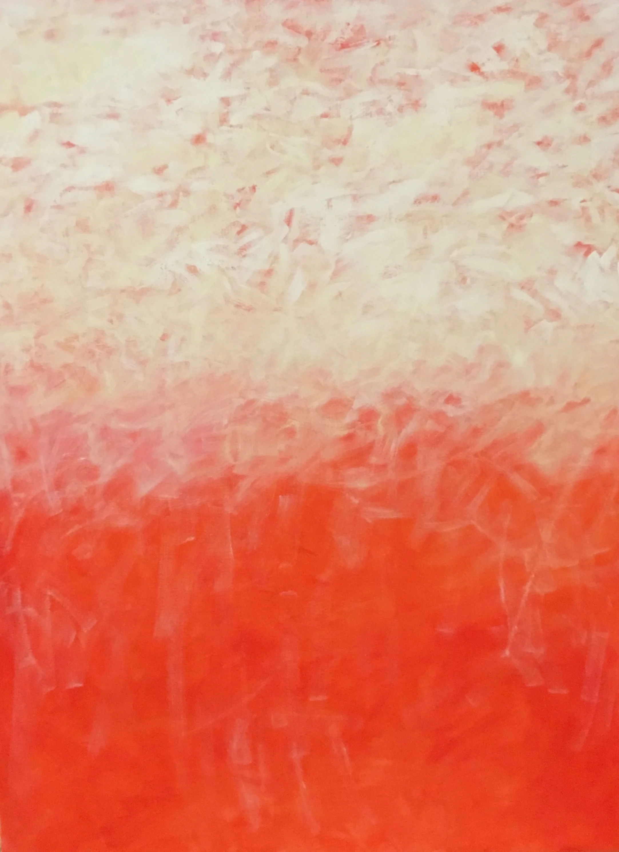 In- Between Red # I oil on canvas 30" x 40"