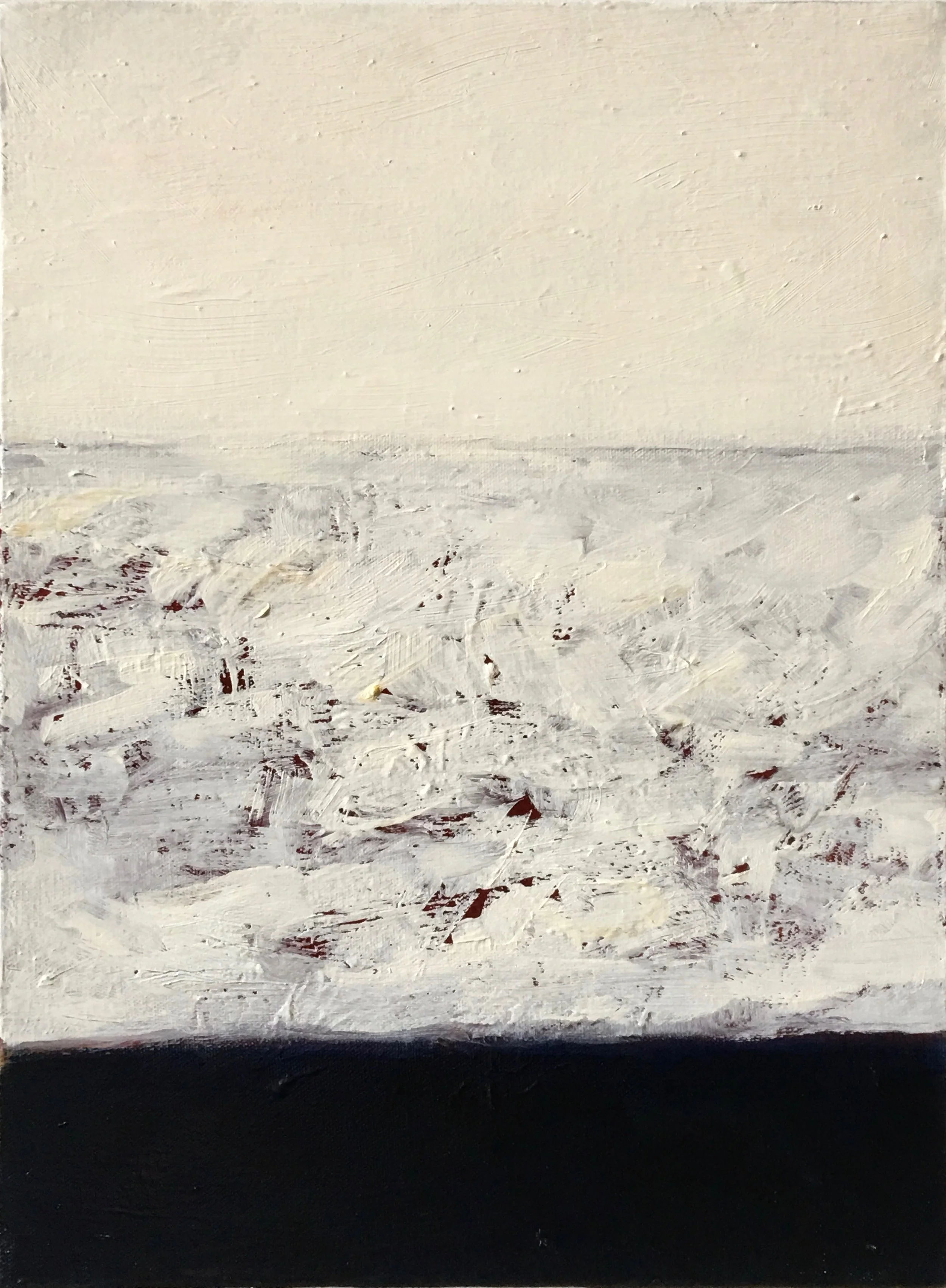 Above and Below # 8 oil on canvas 11 in x 17 in
