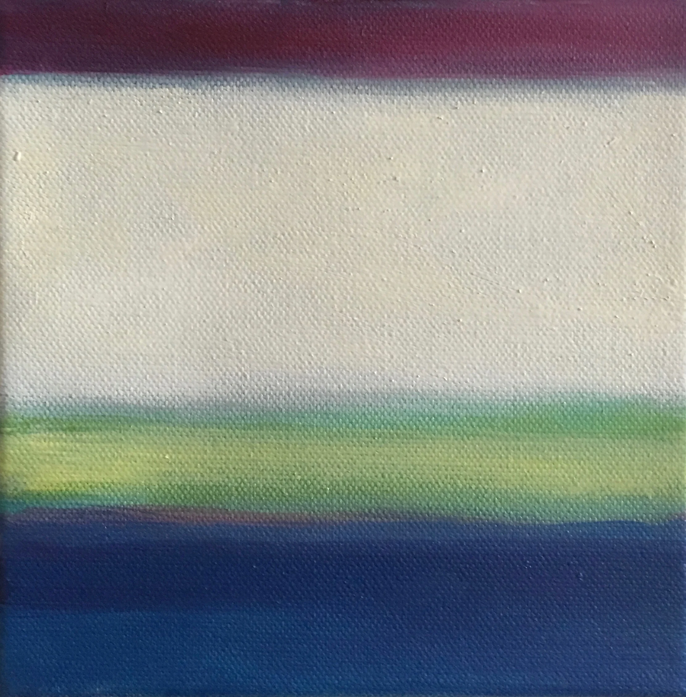 Open Horizontal XXVIII oil on canvas 6” x 6” ( 15.2 x 15.2 cm ) 2017